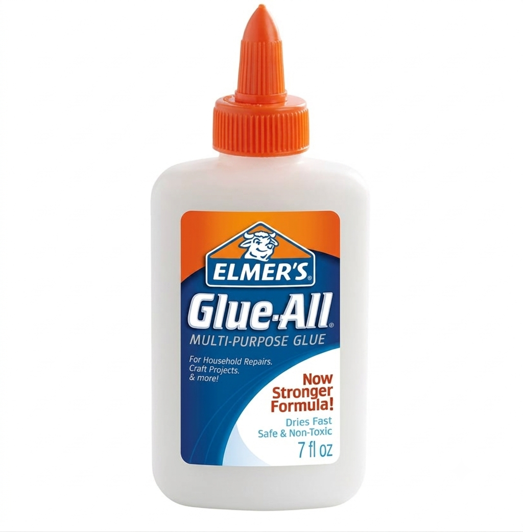 Elmer's Glue-All 7oz multi- Purpose Glue Extra Strong Formula White Nontoxic Liquid Clear Ages 3+