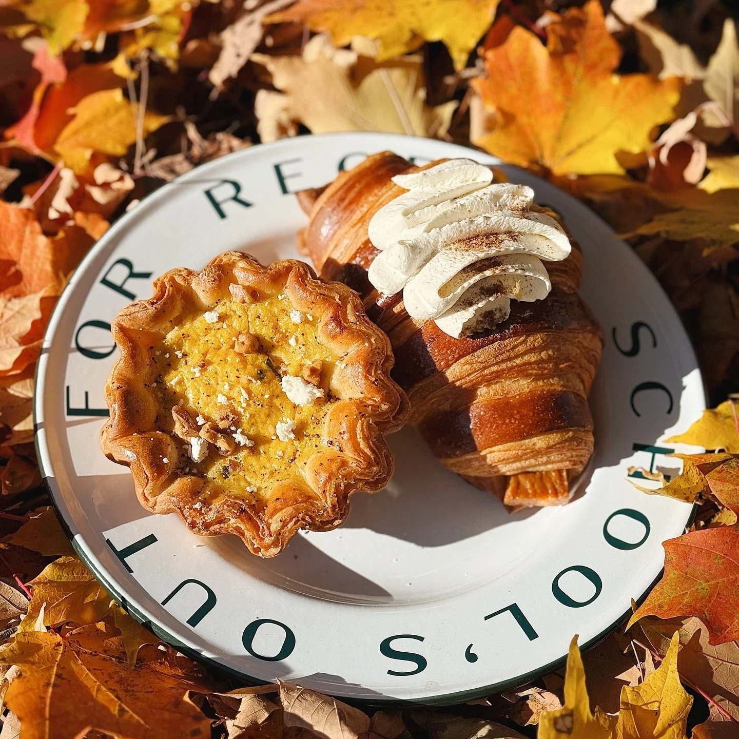 Good morning and Fall-elujah to ya! We&rsquo;re here to bless your feed with a peek at our new menu 🍂 

This week we rolled out our Pumpkin Pie Croissant with, wait for it&hellip; an actual piece of pie rolled into a croissant dough and baked off, t