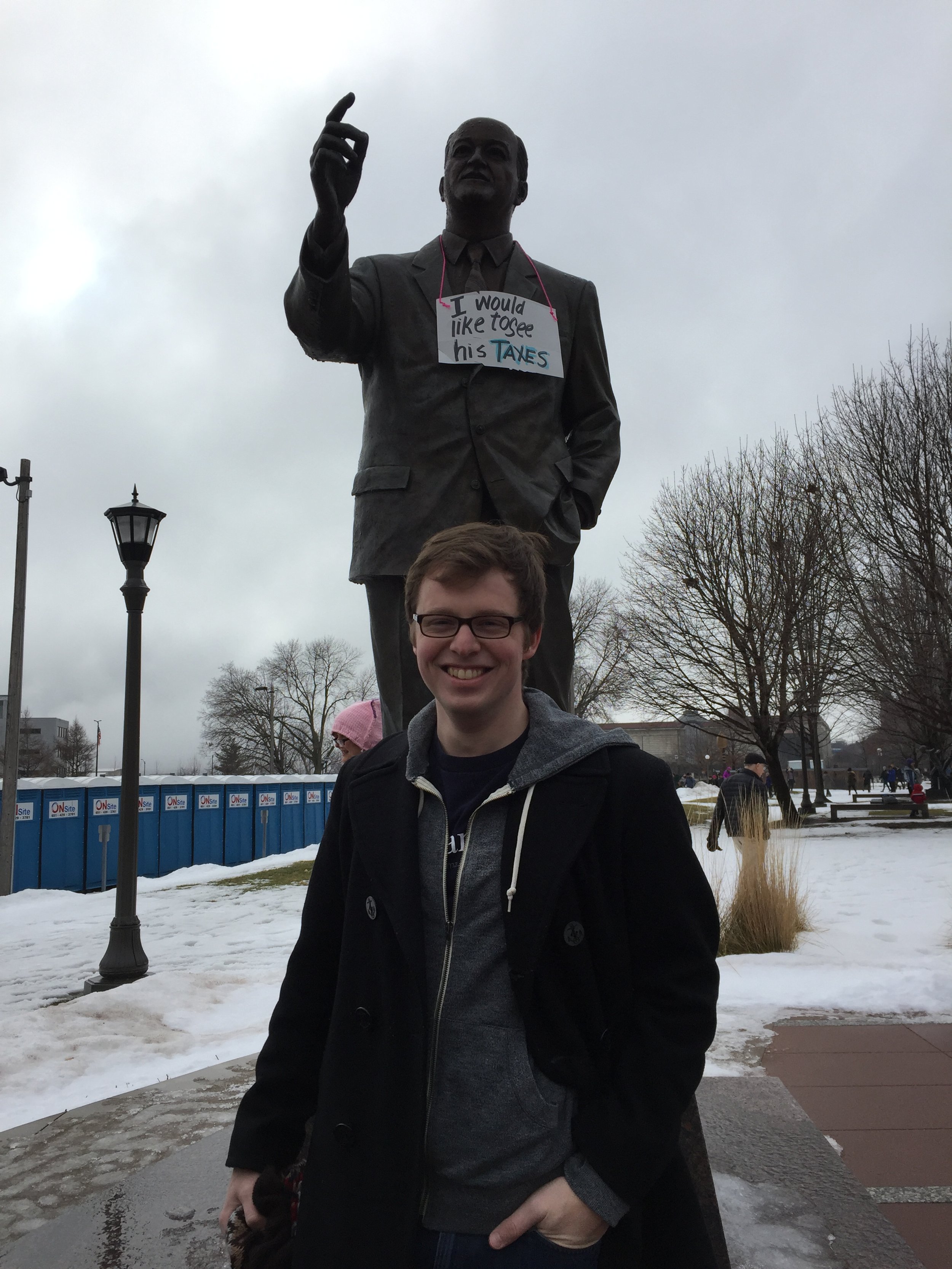  Will at the 2017 Women's March 