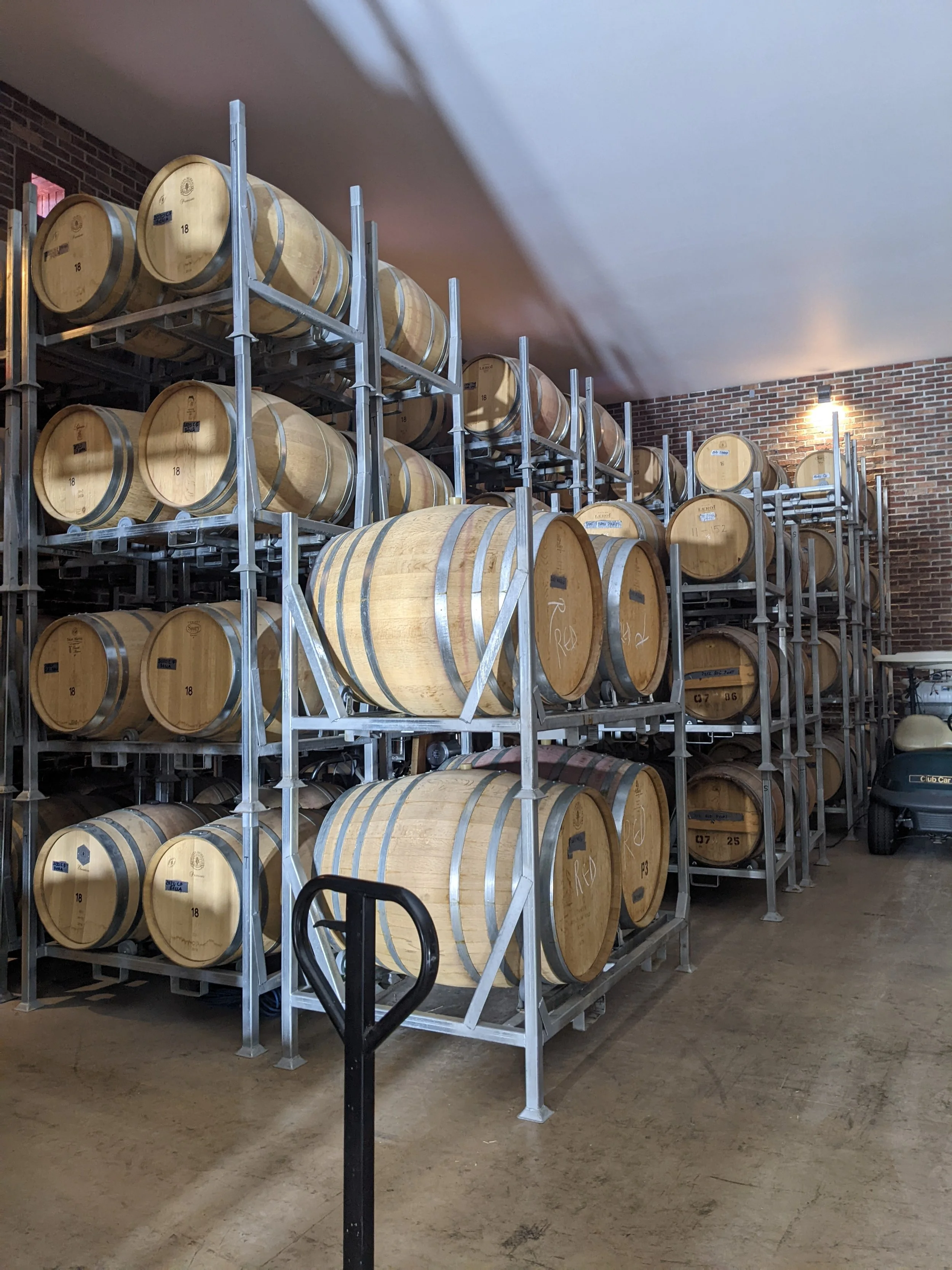 Inside Working among the barrels
