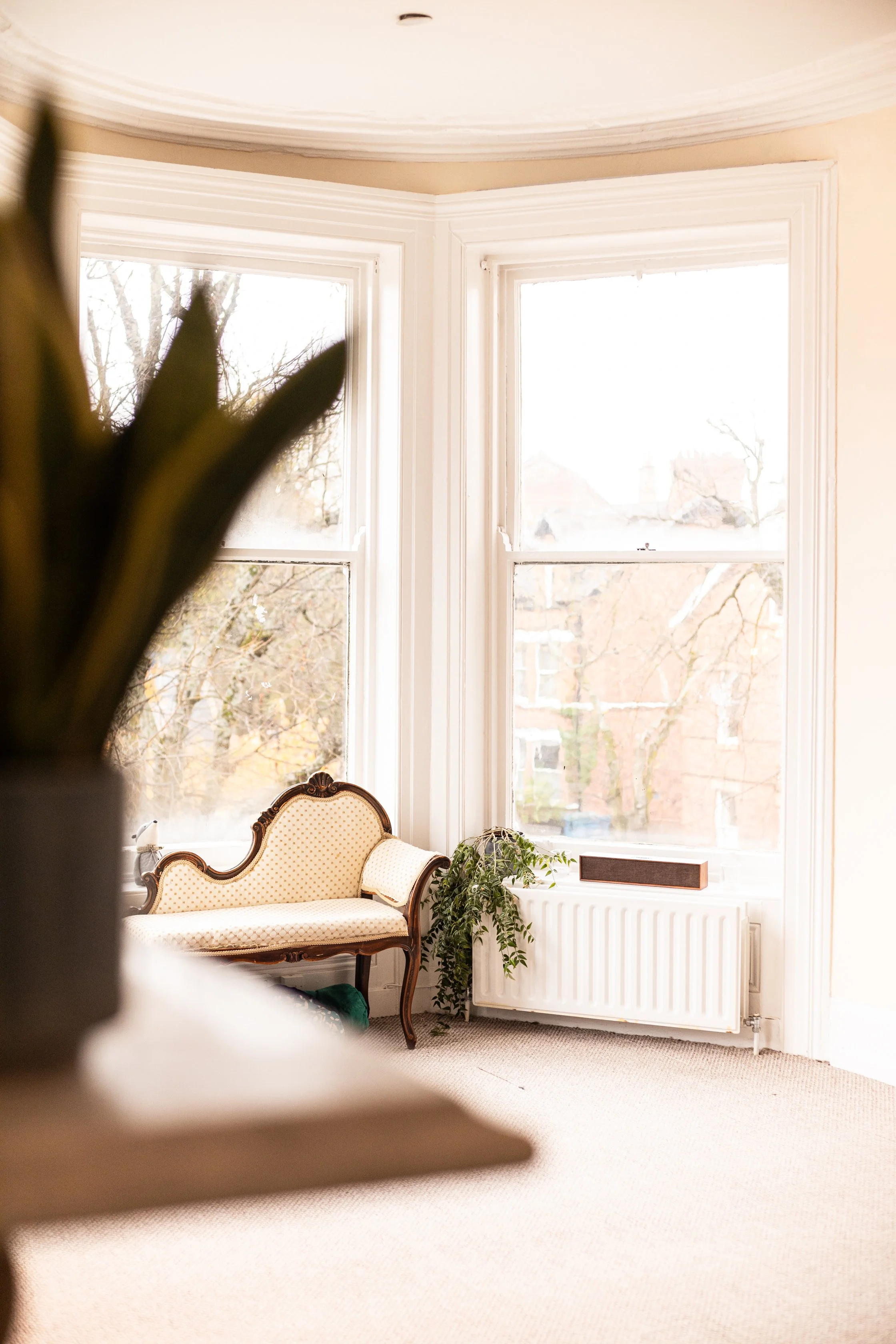 Bay Windows, Natural Light - The Den Yoga Studio, 37 Malone Road, Belfast