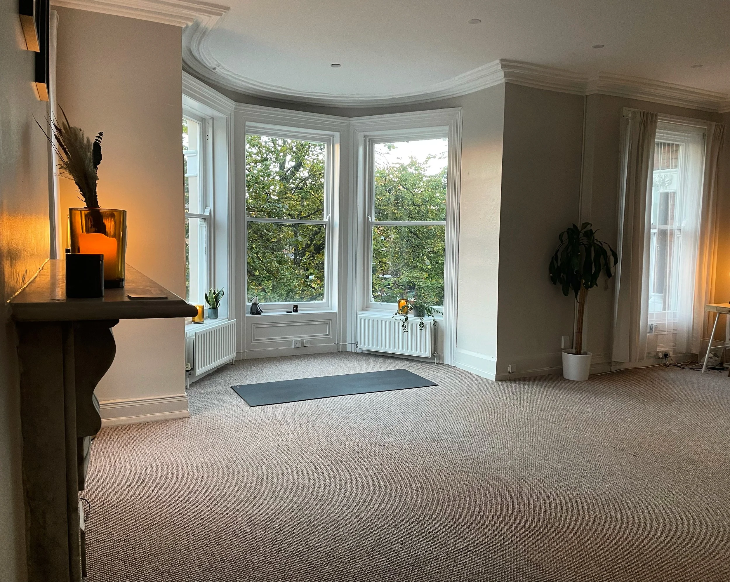Main Studio: The Den Yoga Studio, 37 Malone Road, Belfast