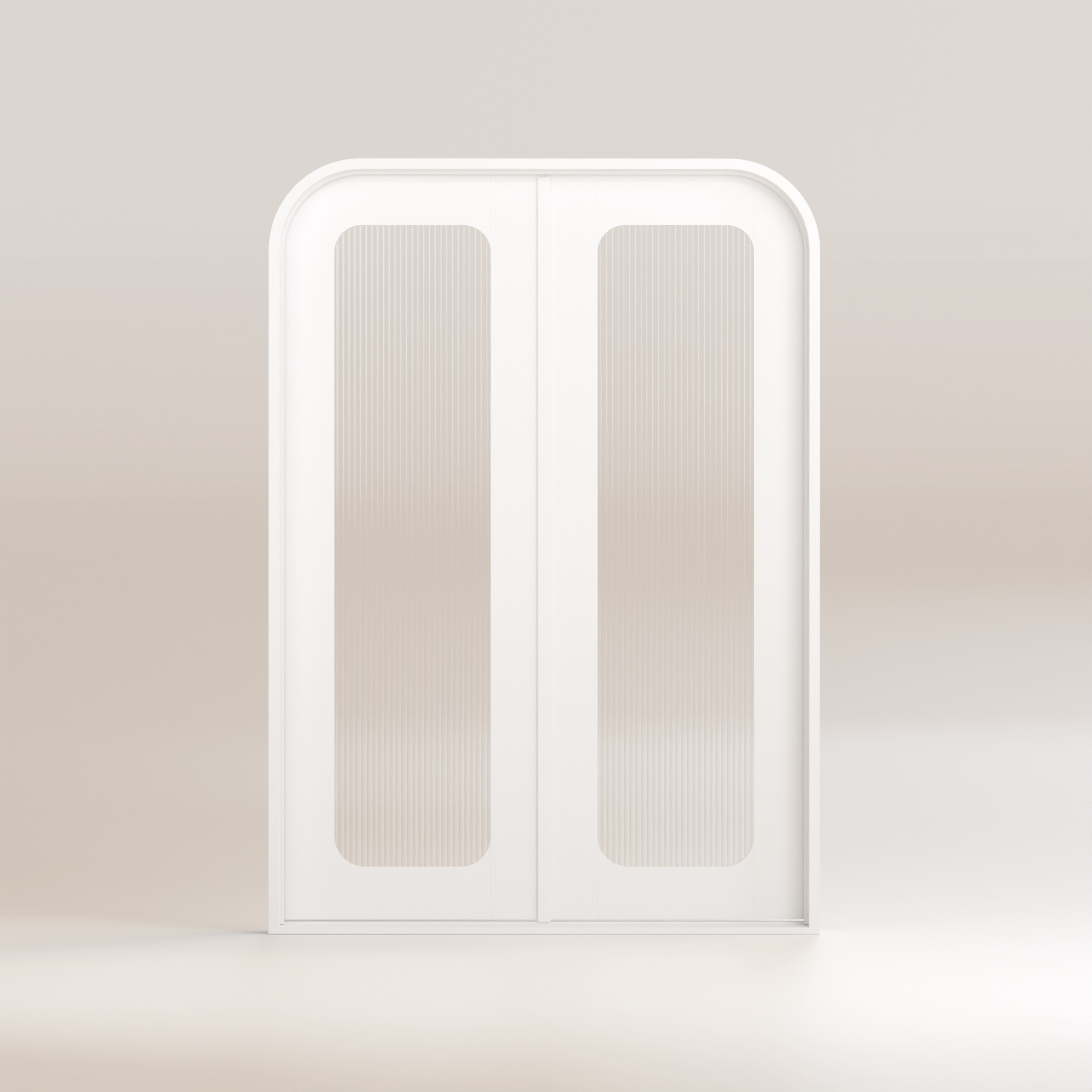 Vali - Glass Double Entry Full Round Door Kit