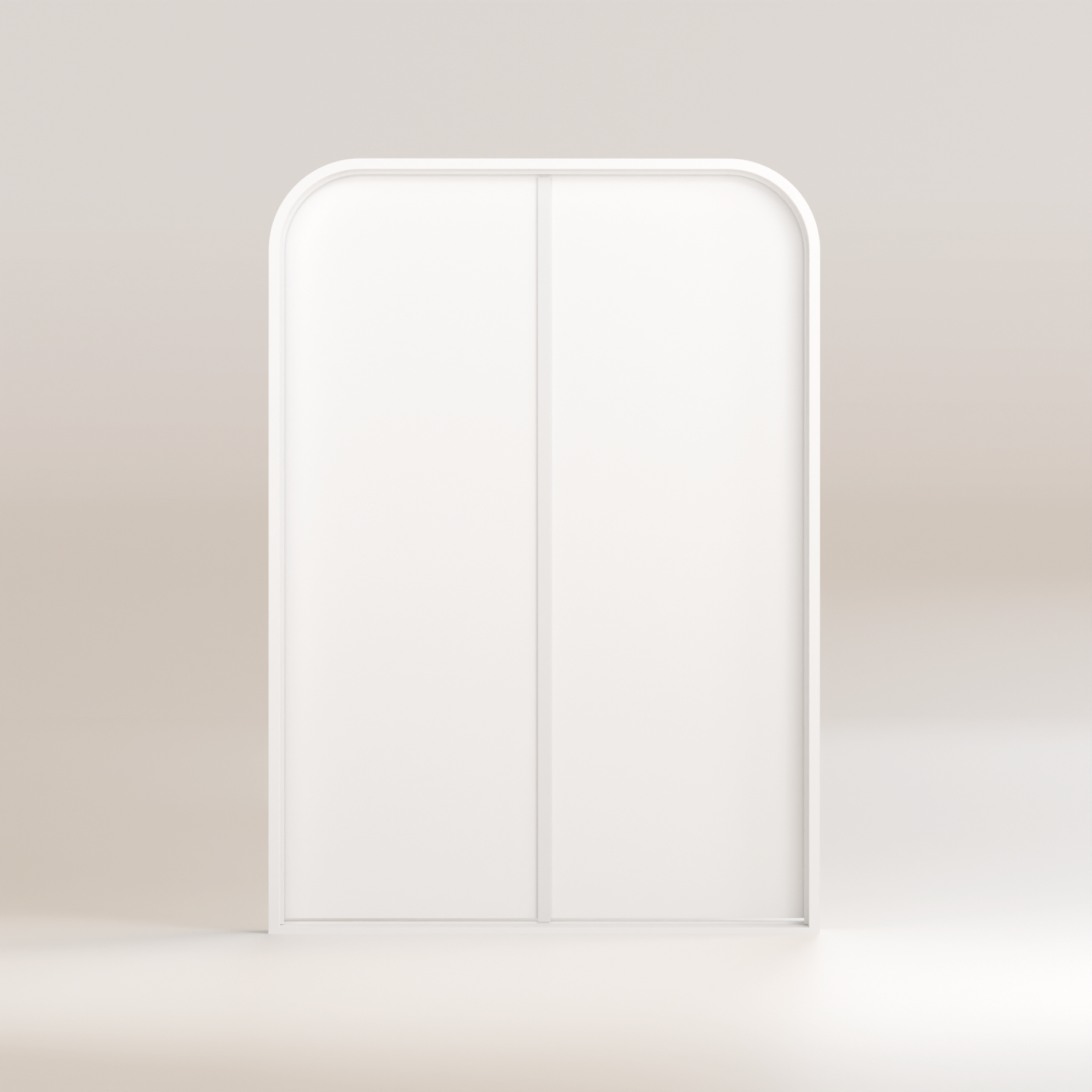 Blank - Double Full Round Entry Door Kit