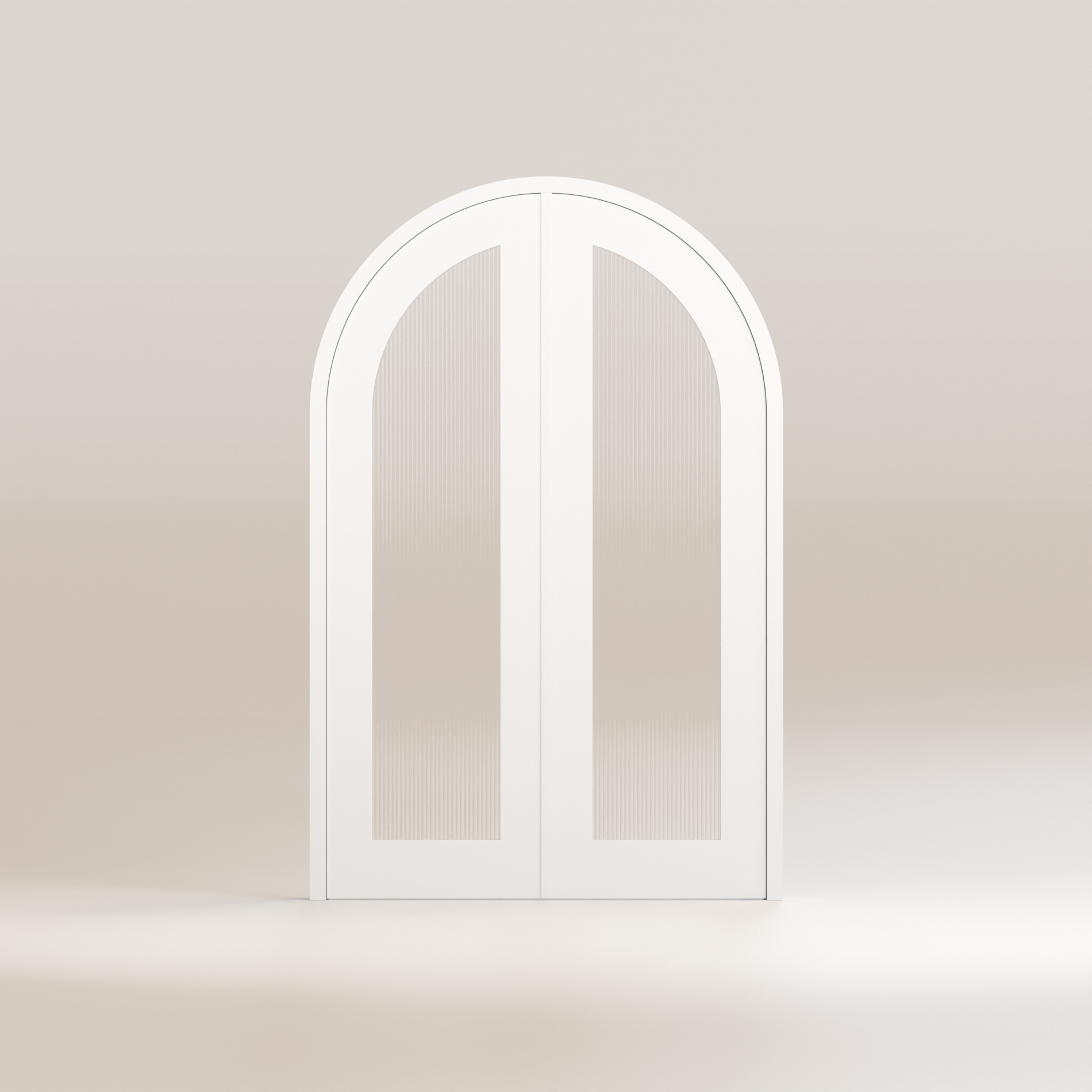 Saba - Tall Internal Double Glass Arch Door Kit