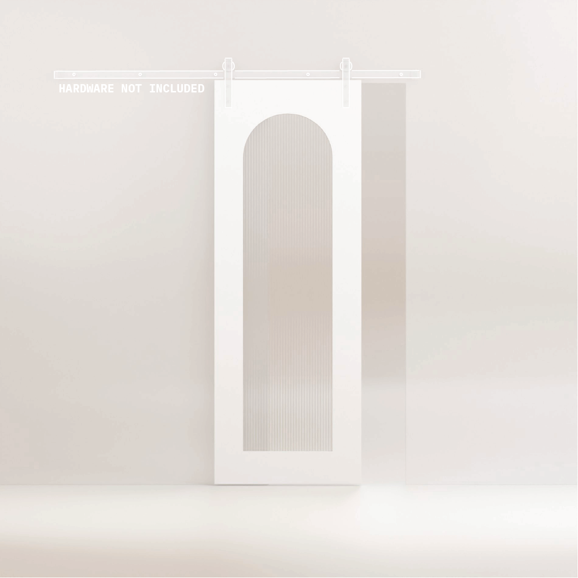 Saba - Internal Glass Square Barn Door (Door Only)