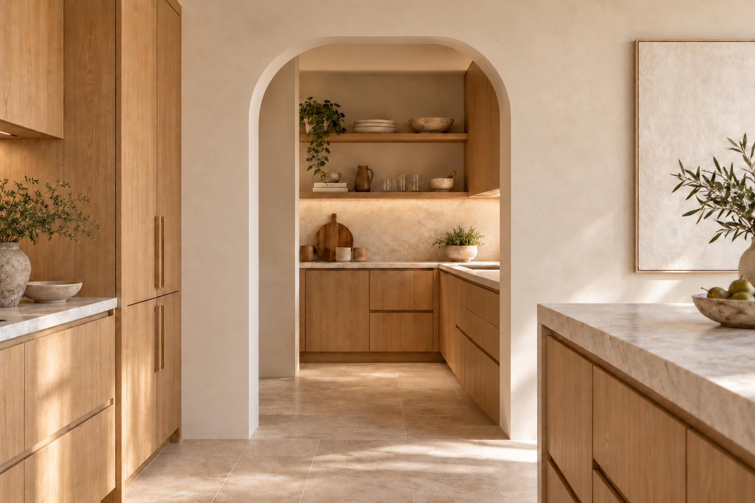 Kitchen pantry with generous rounded opening.png