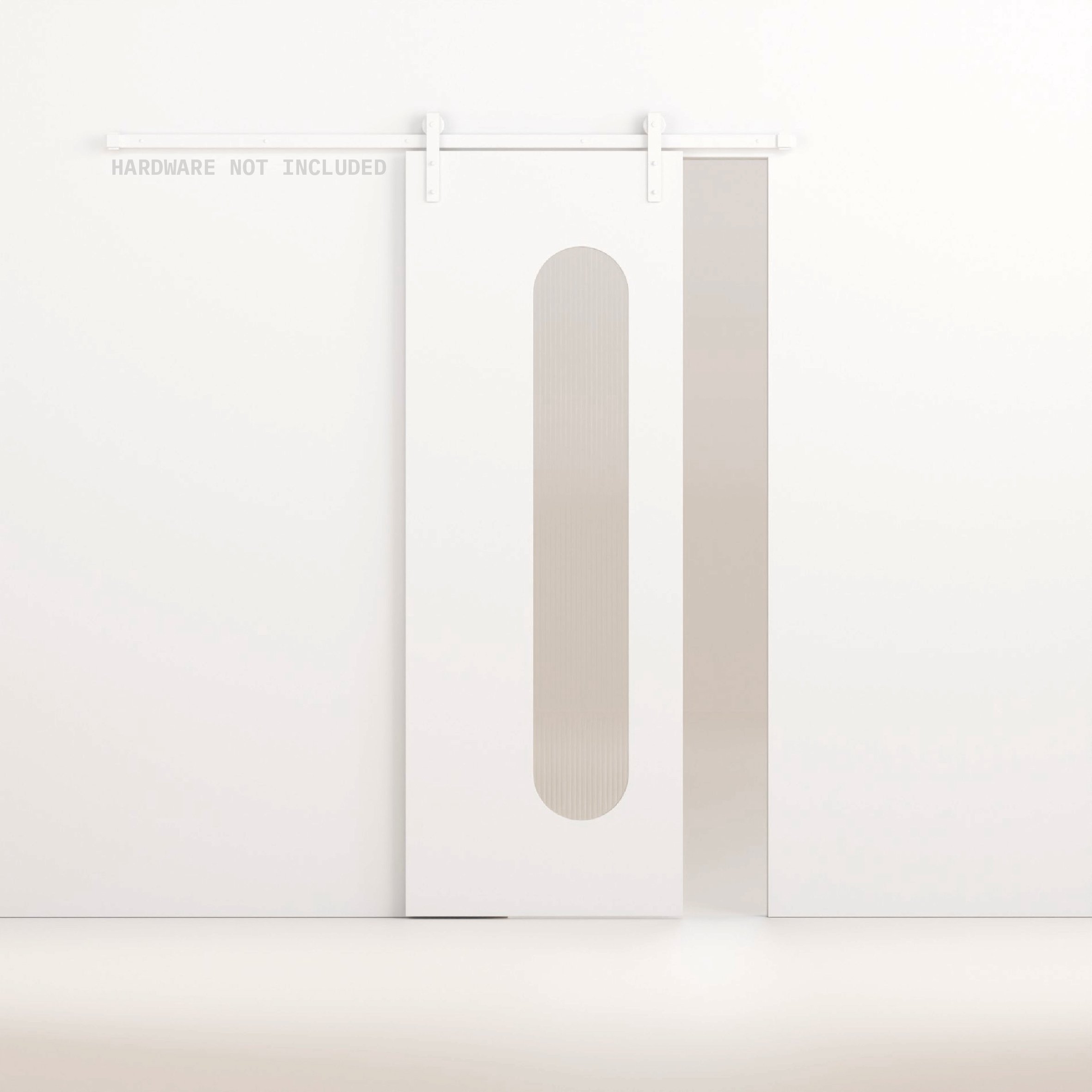 Arlo - Internal Glass Square Barn Door (Door Only)