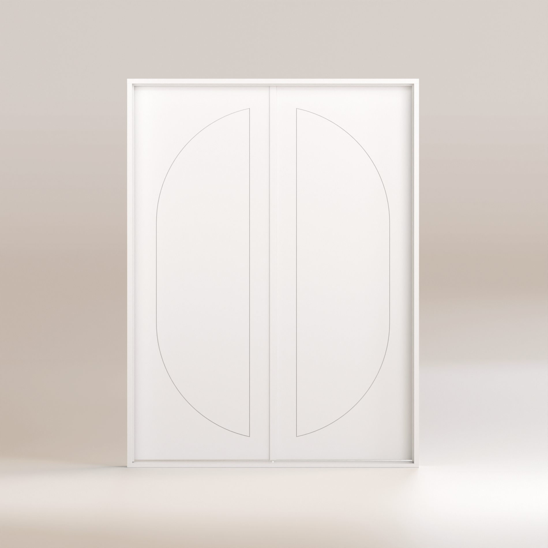 Zaya - Double Square Entry Engraved Door Kit
