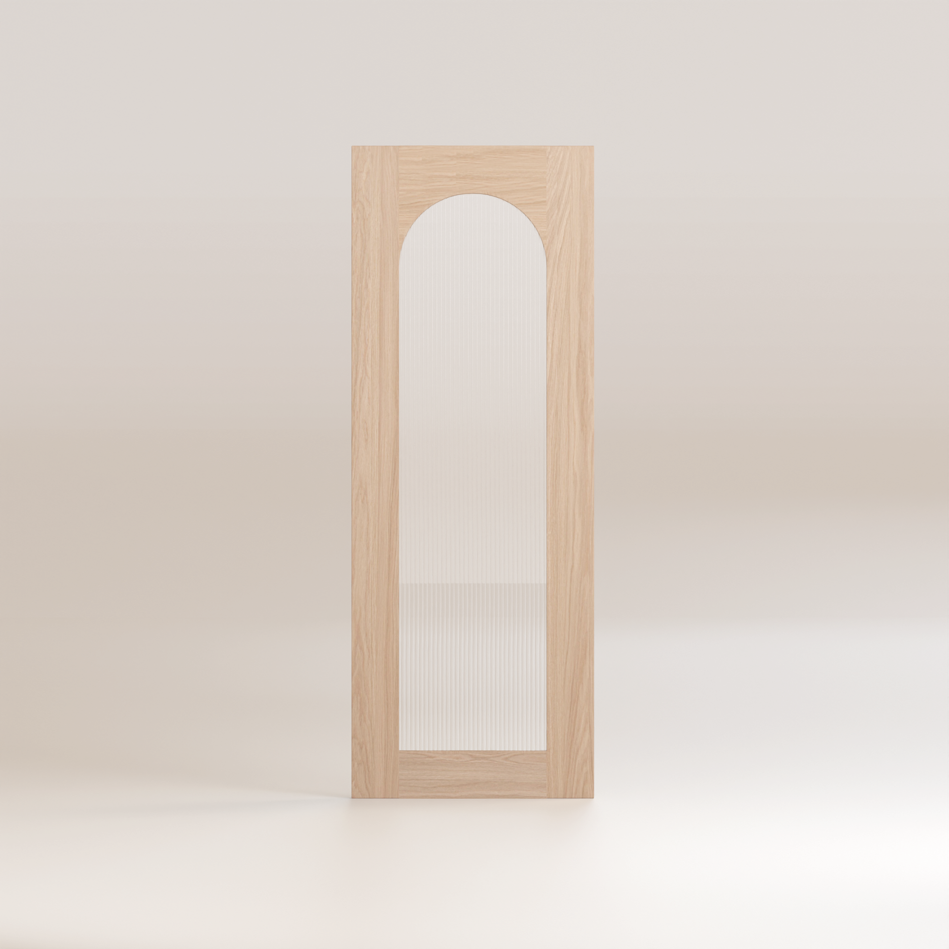 Saba - Glass / Oak Entry Door Single (Door only)