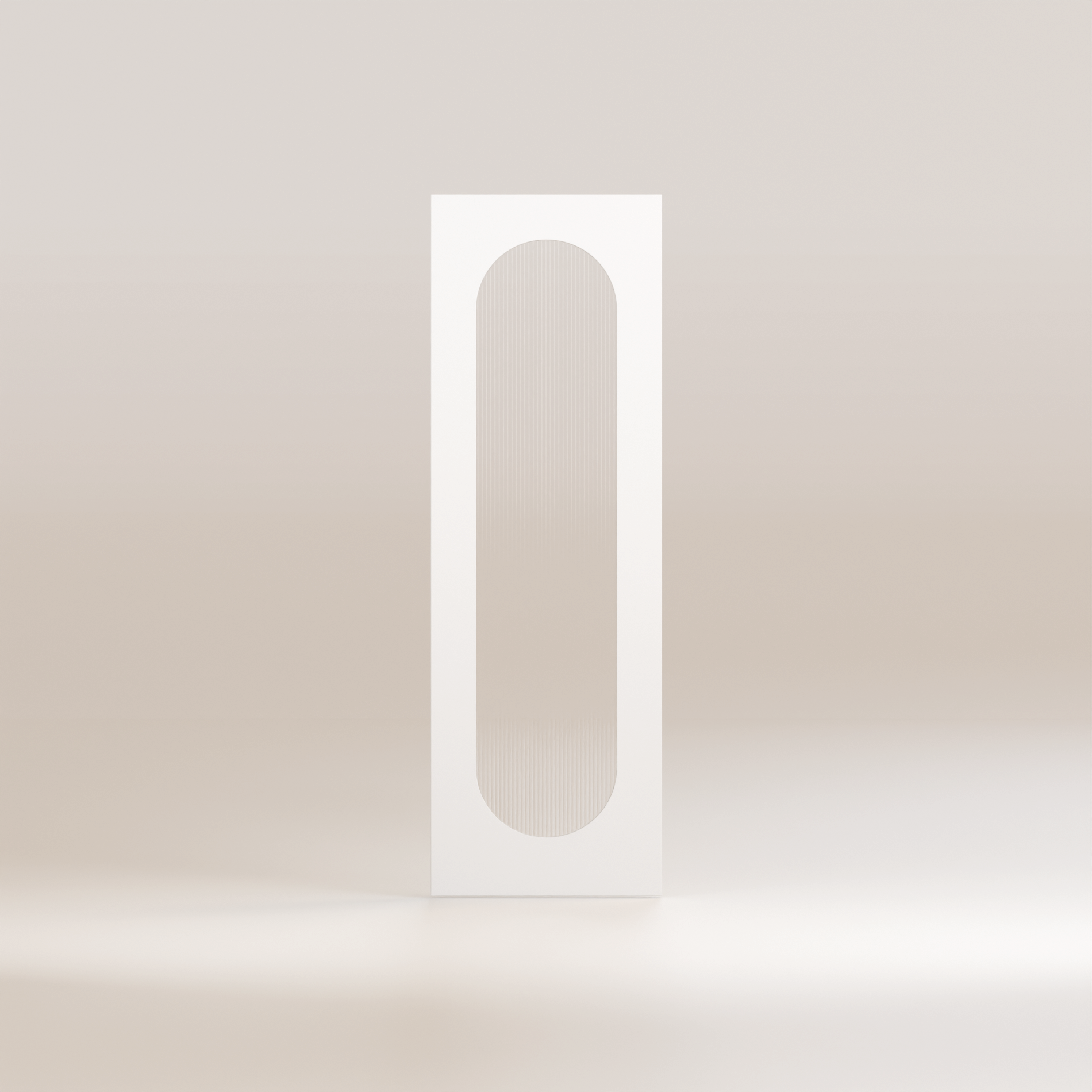 Zaya - Tall Glass Internal Square Door Single (Door only)