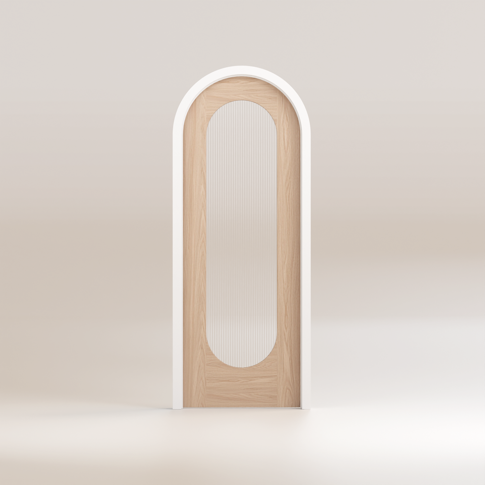 Zaya - Internal Oak/Glass Arch Door Kit