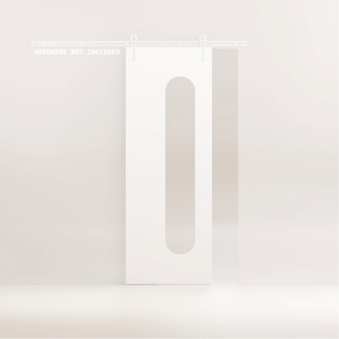 Arlo - Internal Glass Square Barn Door (Door Only)