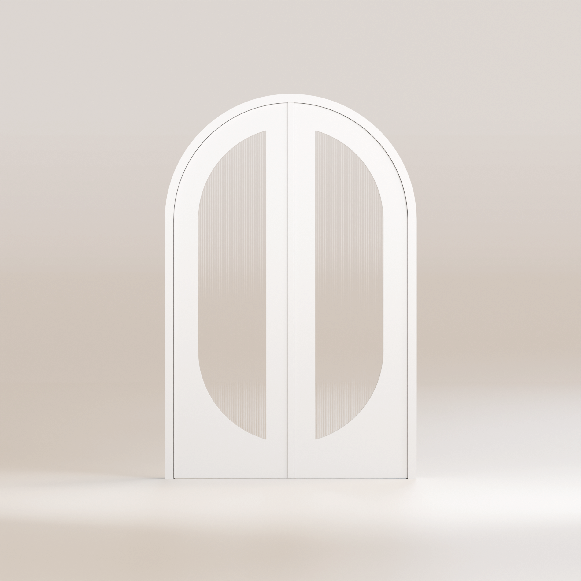Zaya - Tall Internal Double Glass Arch Door Kit