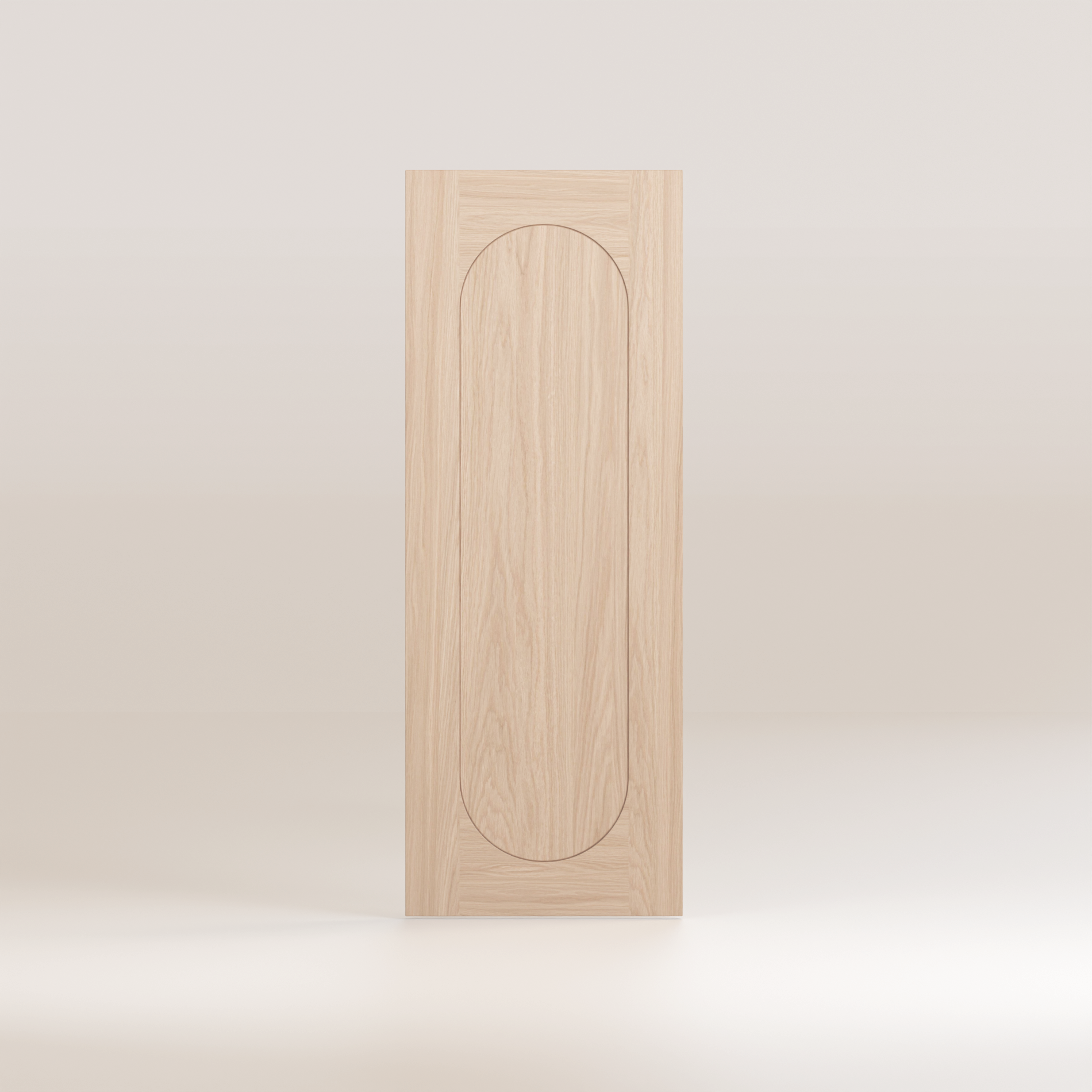 Zaya - Oak Insert Internal Square Door Single (Door only)