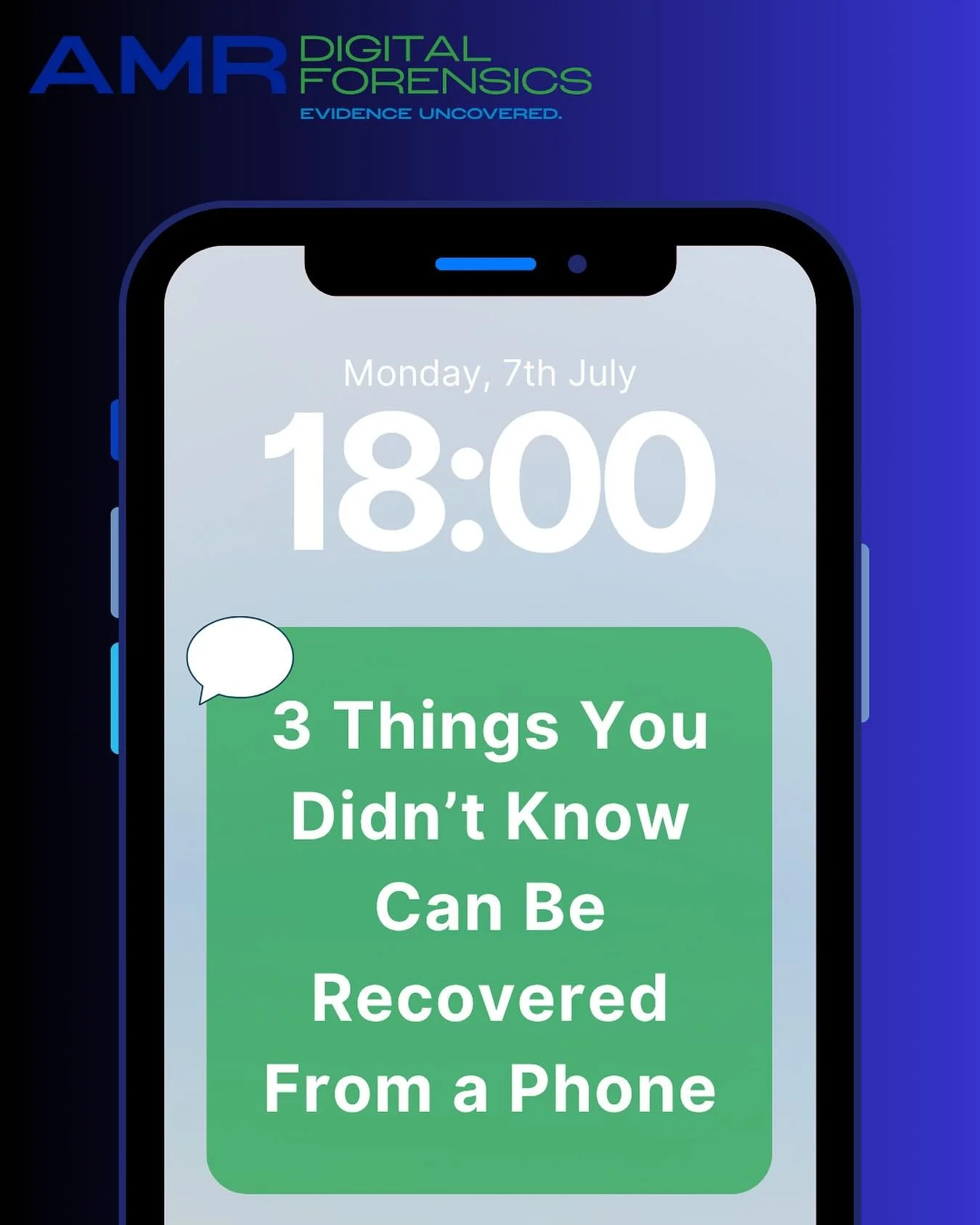 📱 Think that deleting something from your phone makes it disappear forever?
Think again.
At AMR Digital Forensics, we specialize in uncovering the hidden digital trail—and what we find can change everything.
Here are 3 things most people don