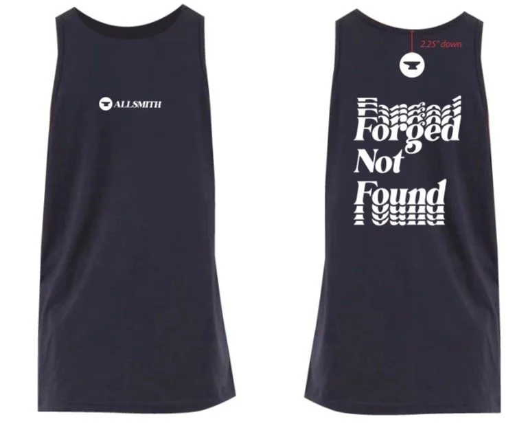 ALLSMITH Men's Forged Not Found Tank Navy