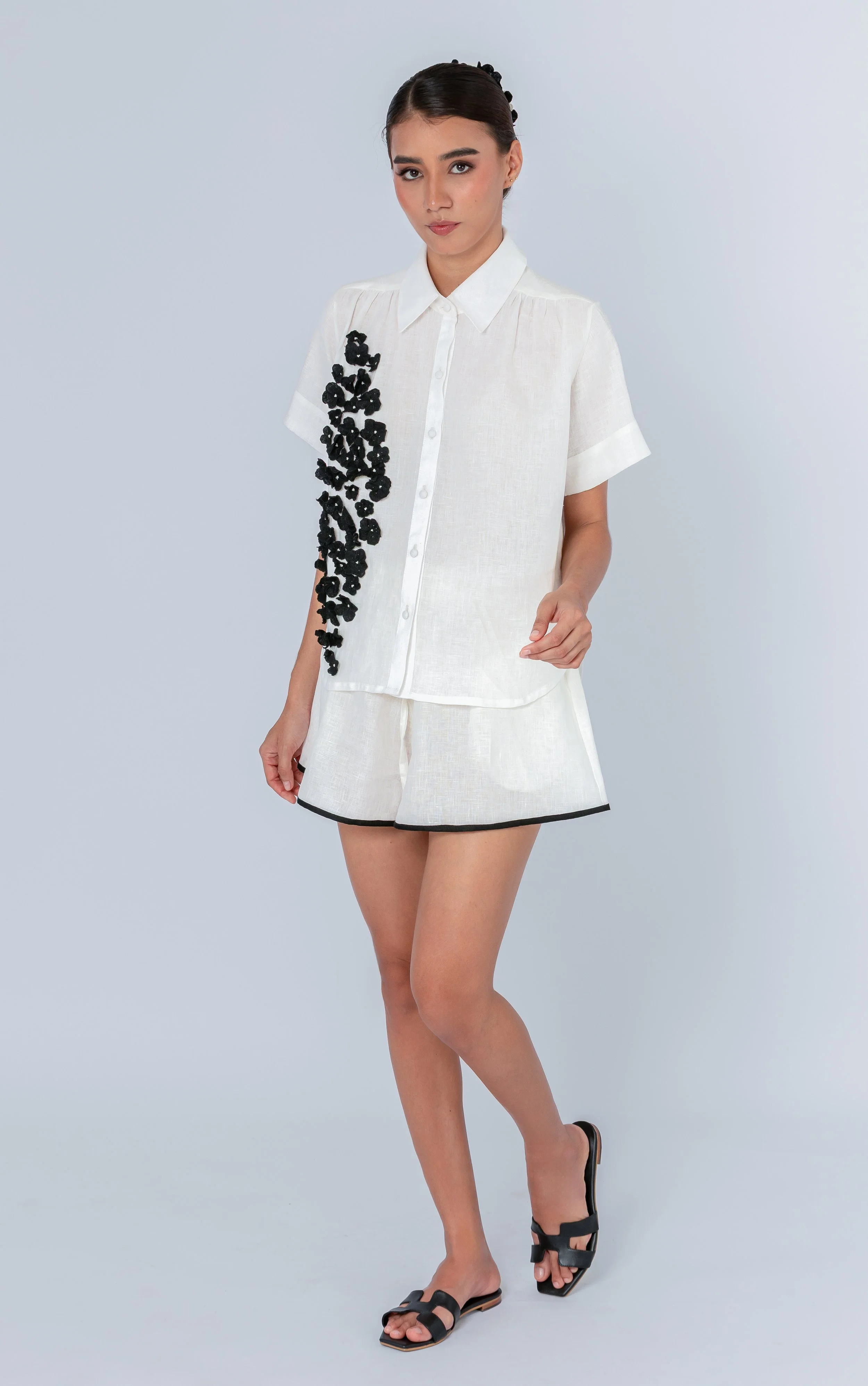 Tina Mini Skort – Off White