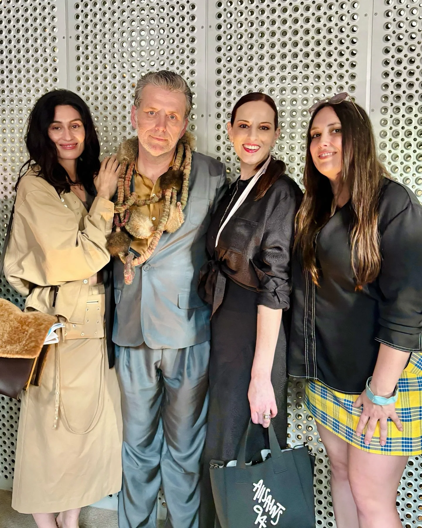 first 2 days &amp; nights of @sydneycontemporary 2025 &hellip; still a magical blur 💜

special thx to @silklaundry // @silklaundry.sydney 

being an art ambassador is an honour. have loved styling some of the best humans in the creative space for th