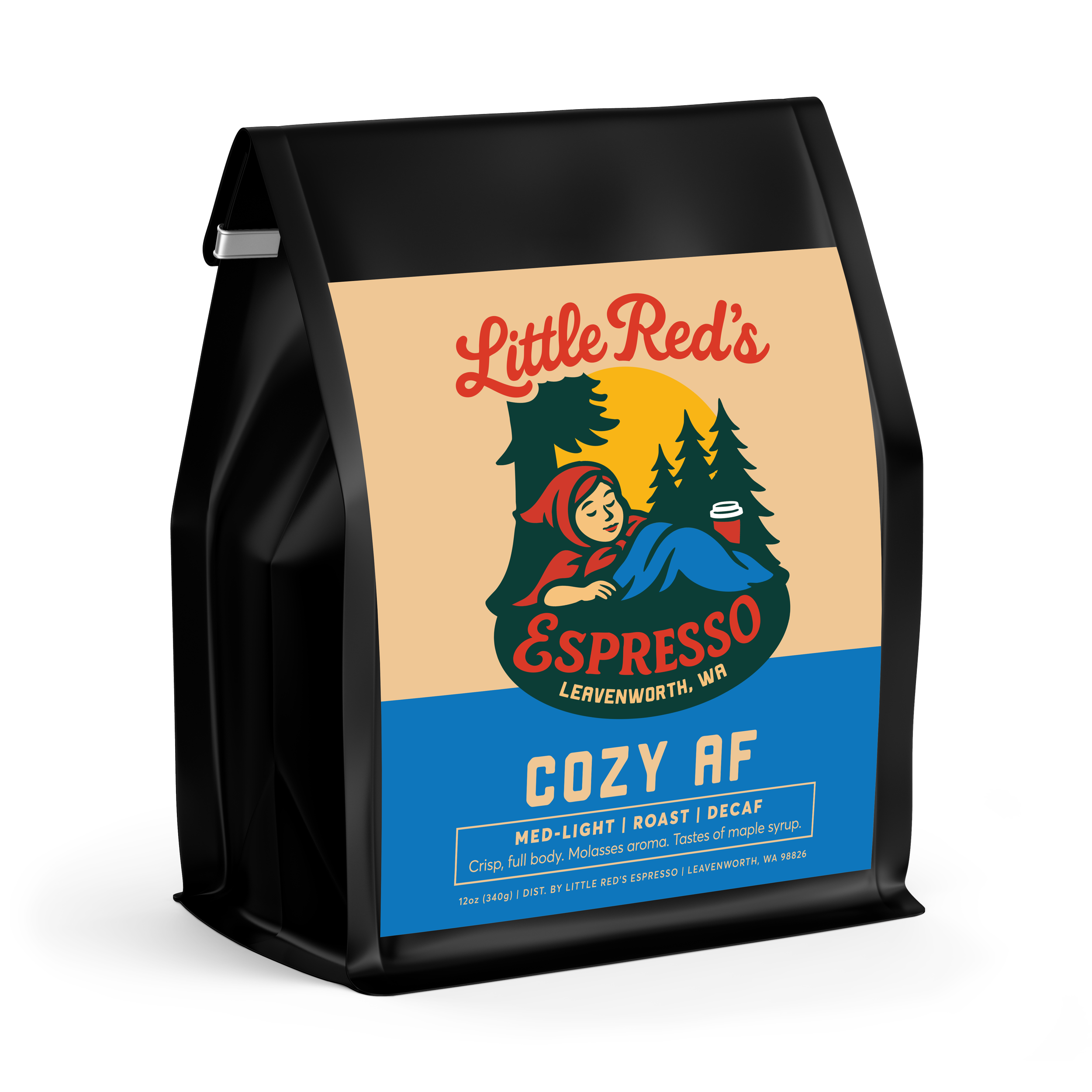 Little Reds Espresso 12oz Cozy AF Bag Mockup.png