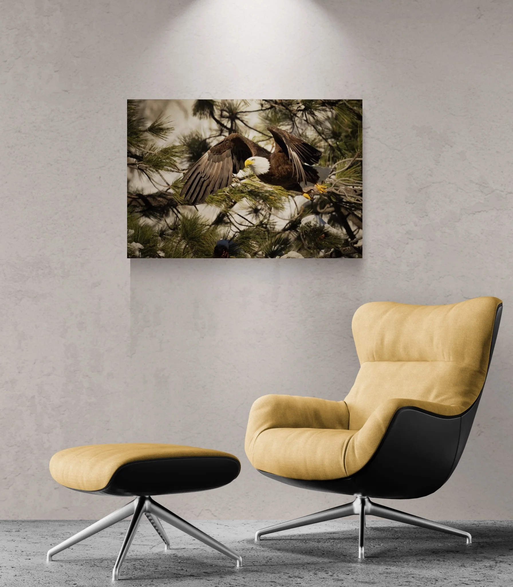 Comfy modern armchair with footstool.jpeg