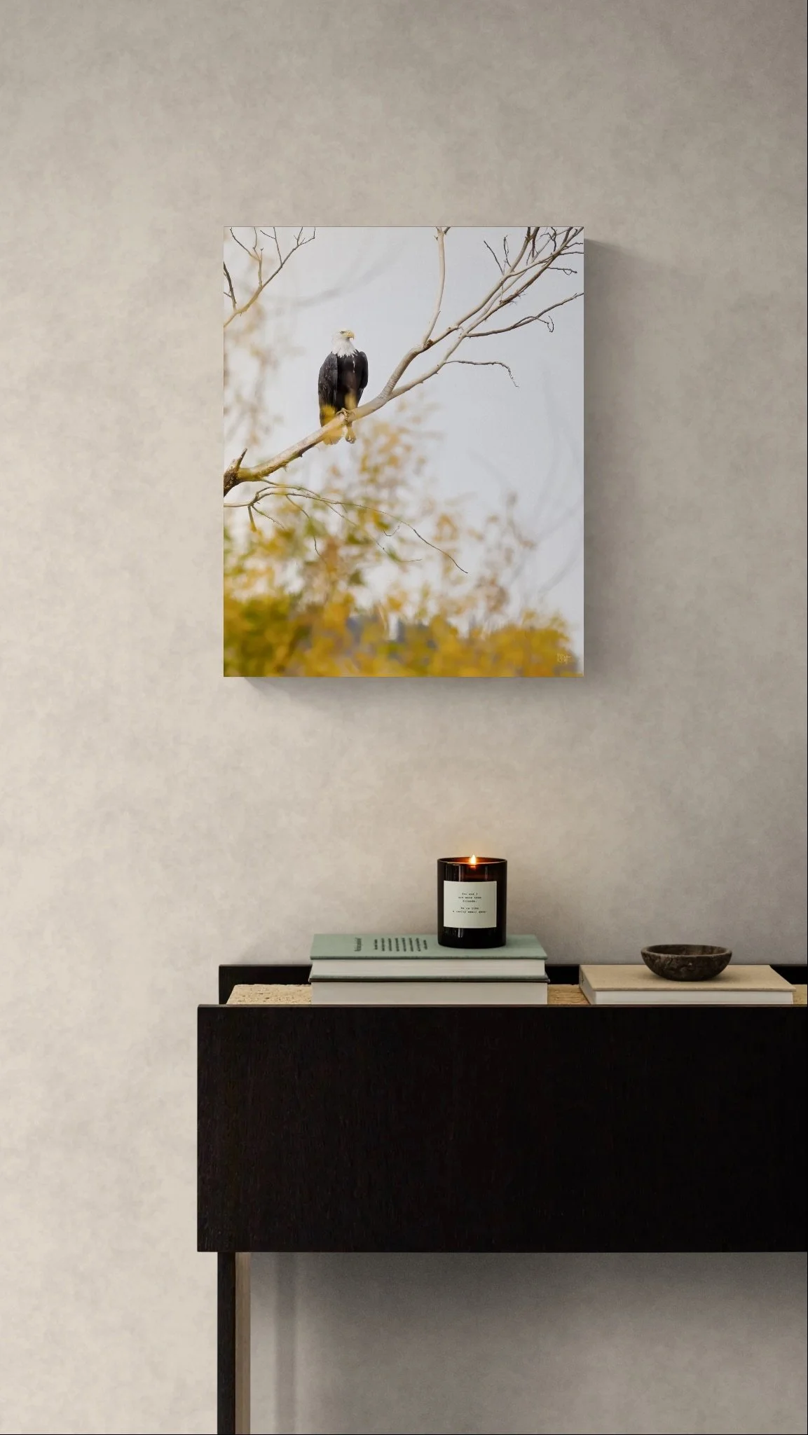 Minimal room with a modern console table.jpeg