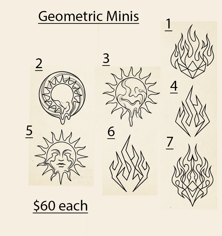 geo minis  All $60