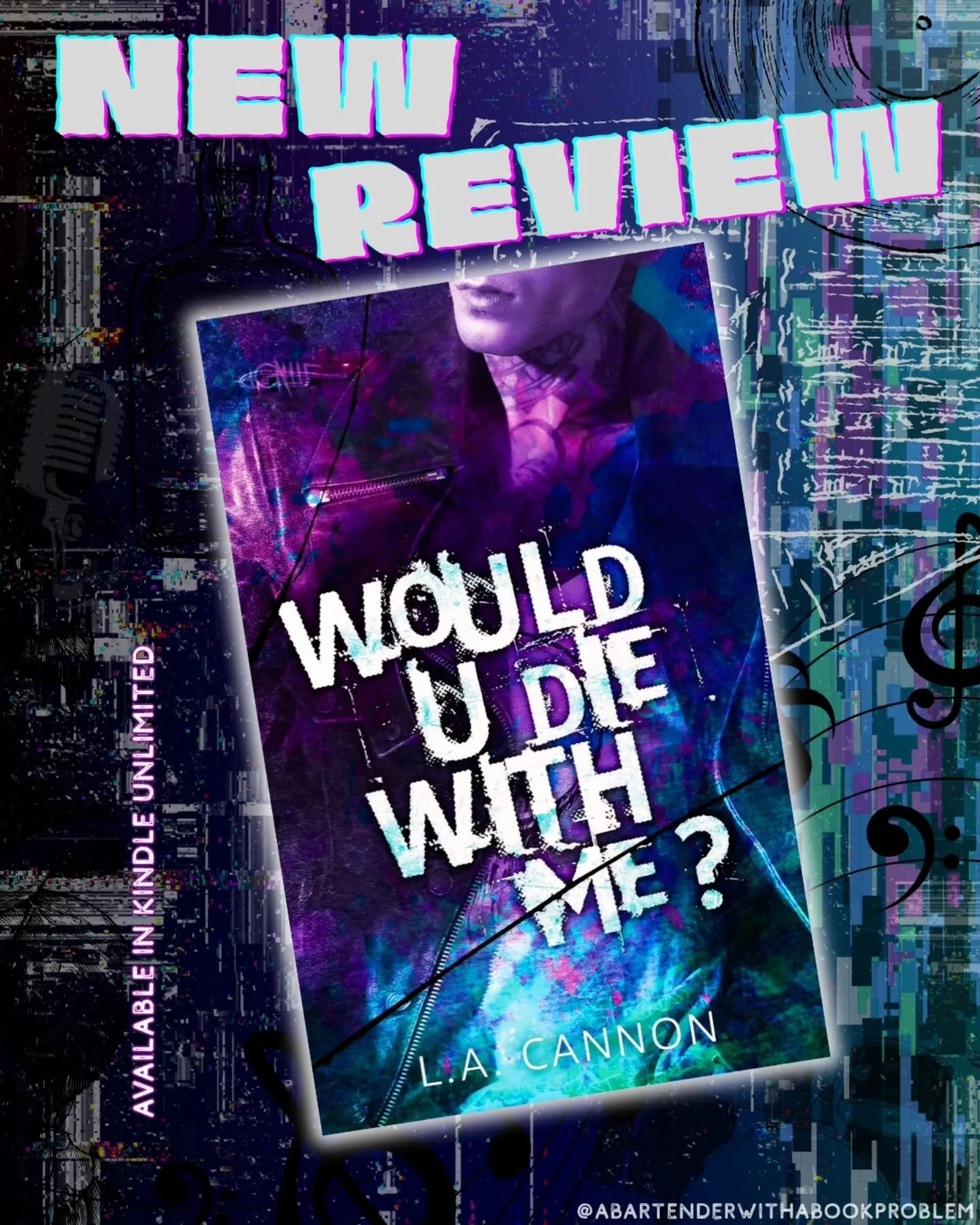 NEW REVIEW: 🎵 Would You Die With Me 🎵 By L.A. Cannon 

Artificial Suic!de Series: Book 2 

➡️ AVAILABLE IN KINDLE UNLIMITED ⬅️ 

💭
Another fantastic story by L.A. Cannon! The second installment in the Artificial Suic!de Duet where we get the concl