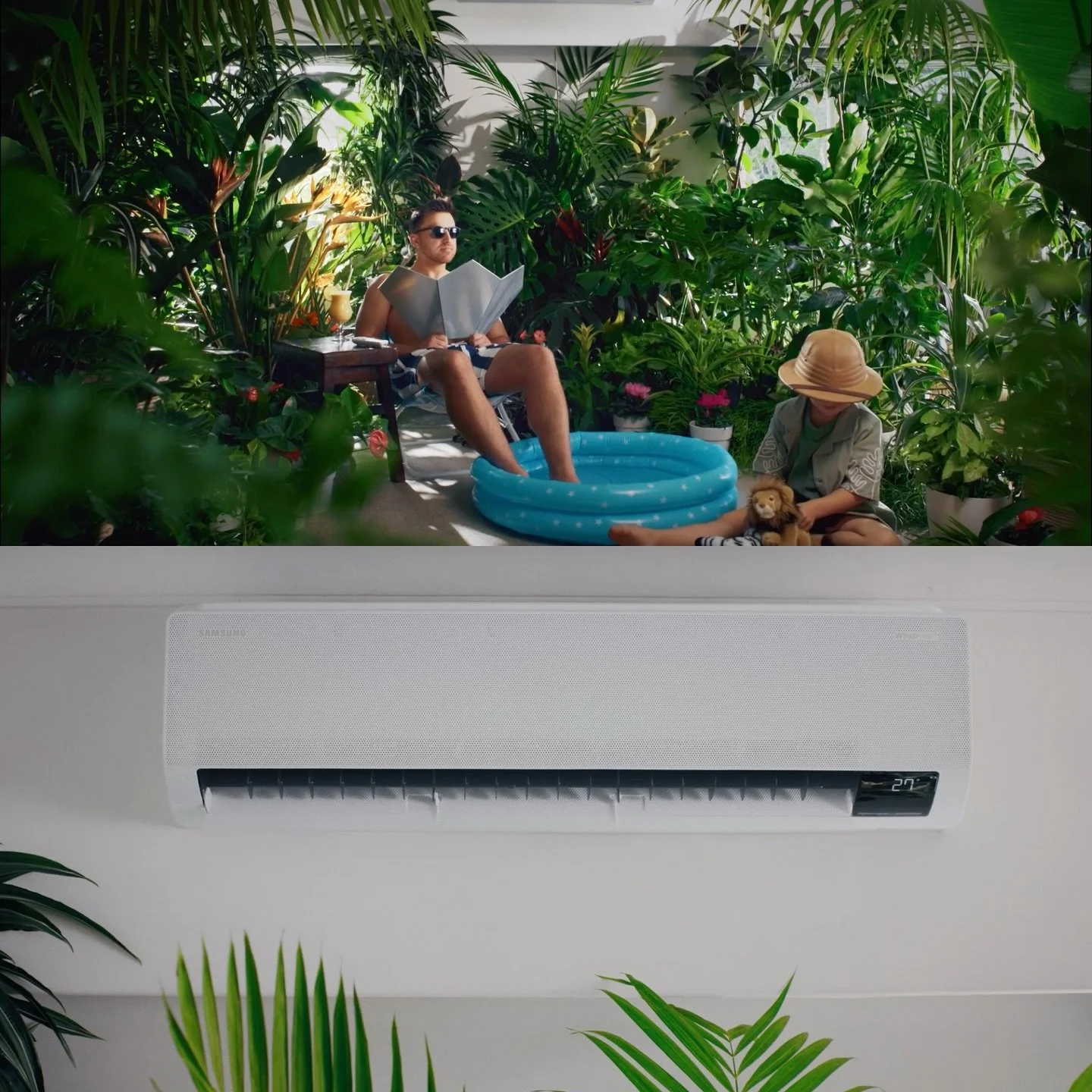 Lil 15 second campaign for the new Samsung AI Heatpump with @untoldprojects 

DP/Director: @arvideriksson_com 
Producer: @__allofasutton__ 
Production Designer: @dionboothby 
Art Assistant: @fridom.design 
Gaffer: 🕺
Wardrobe/Makeup: @ruthiestoffelsp