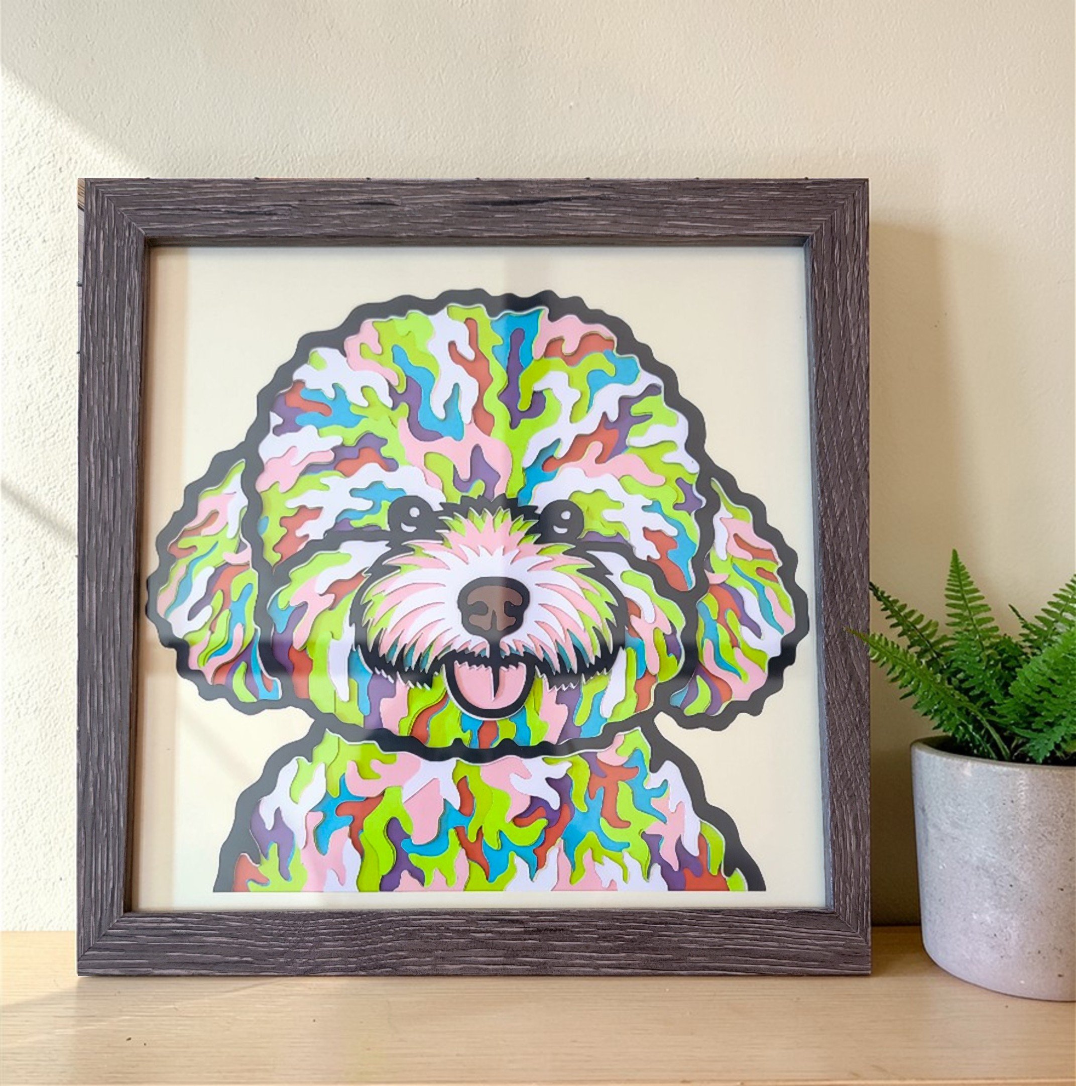BISON FRISE GREY FRAME WITH PLANT.jpg