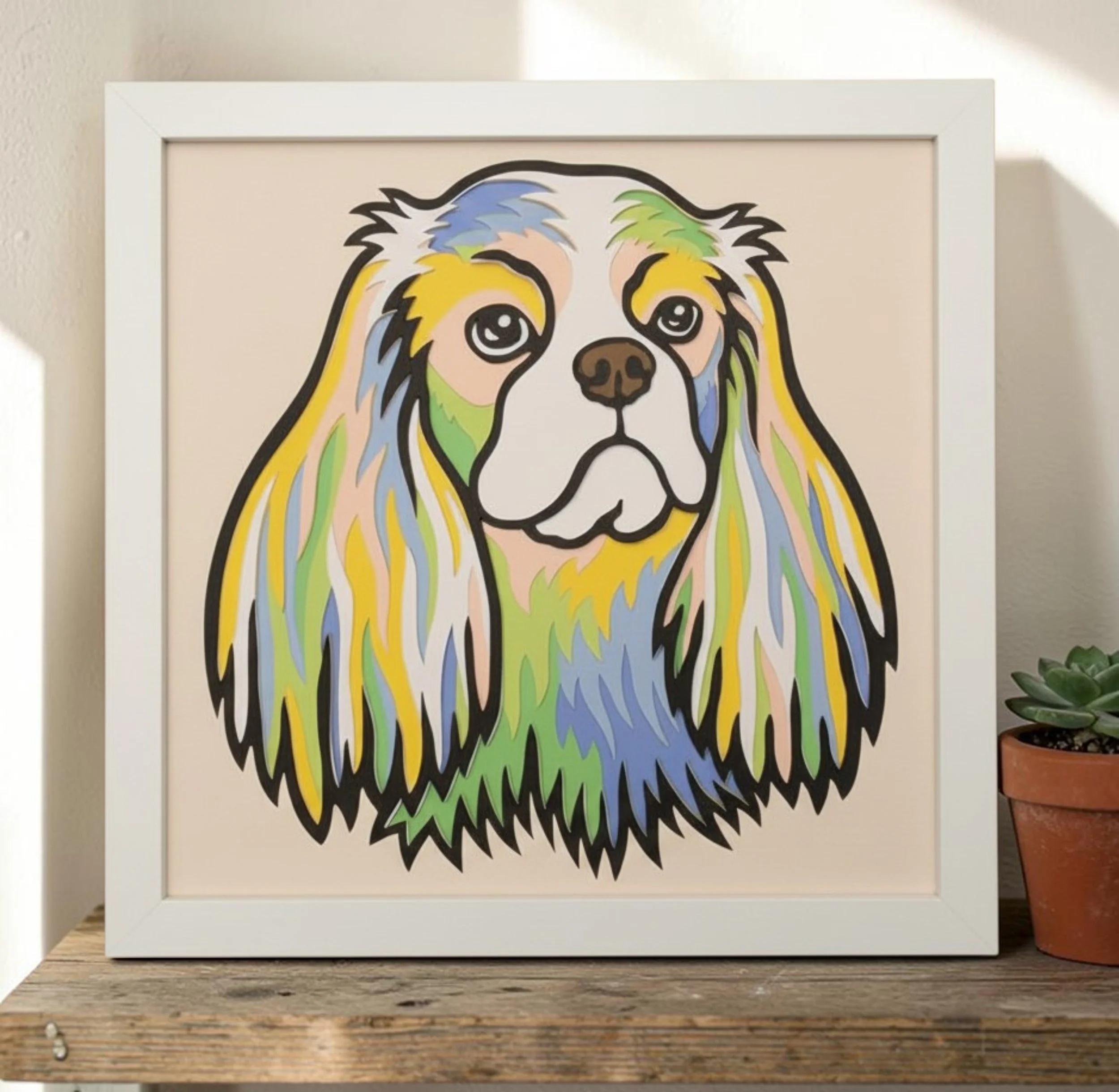 Springer Spaniel White Frame.jpg