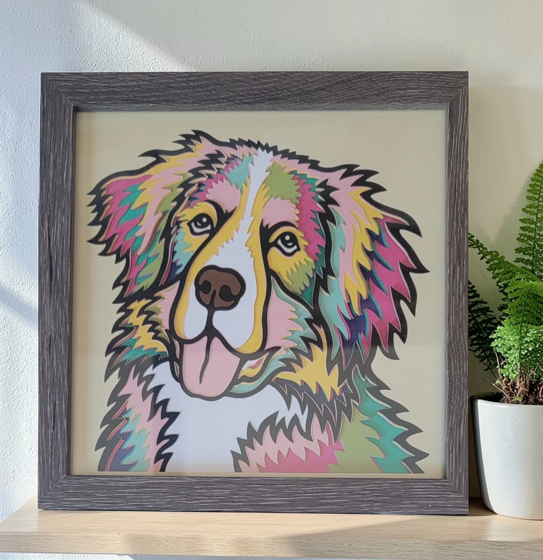 BERNESE MOUNTAIN GREY FRAME WITH PLANT.jpg