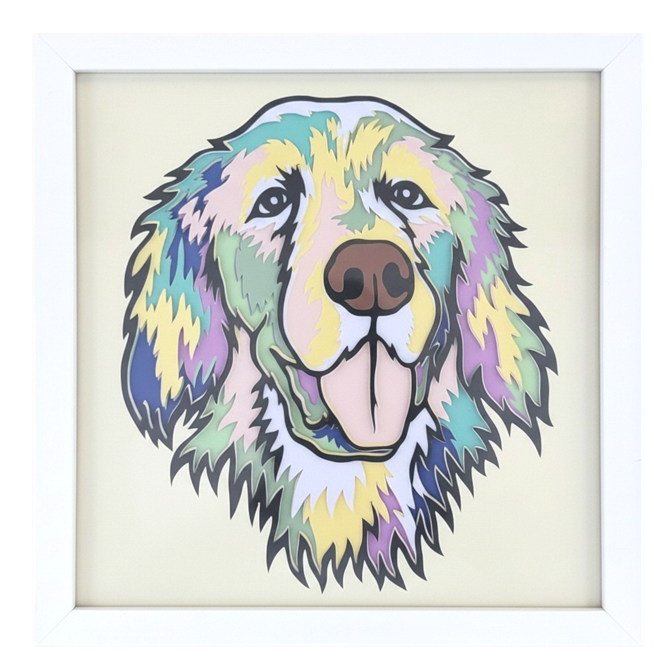 GOLDEN RETRIEVER WHITE FRAME .png