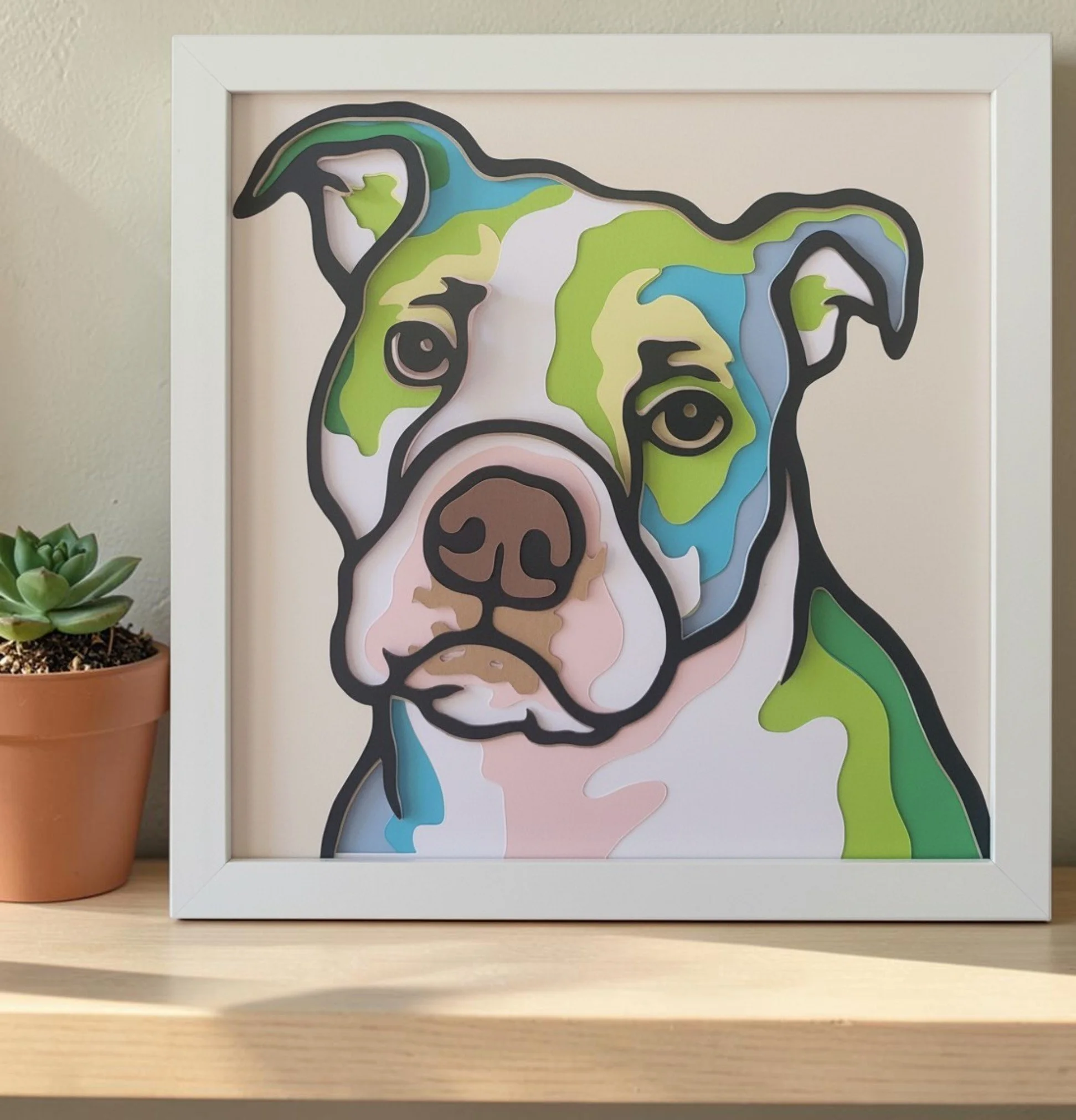 Pitbull White Frame with Plant.jpg