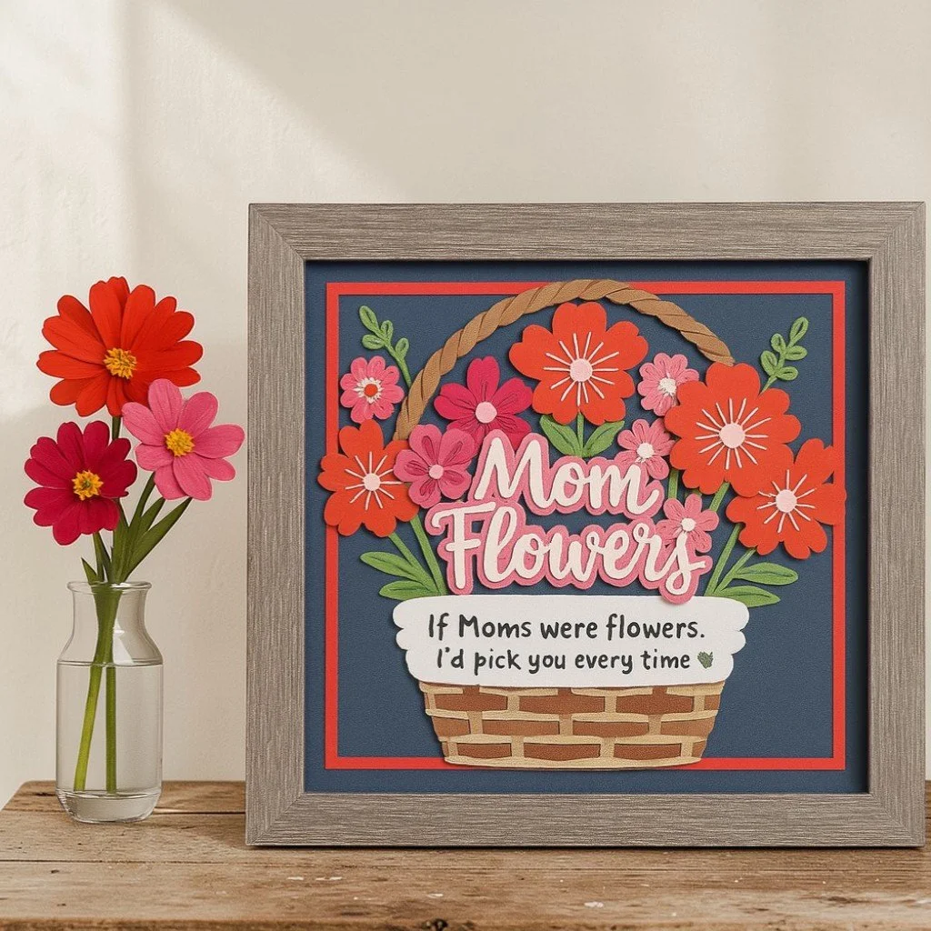 MOM FLOWER BASKET GREY FRAME WITH PLANT.jpg