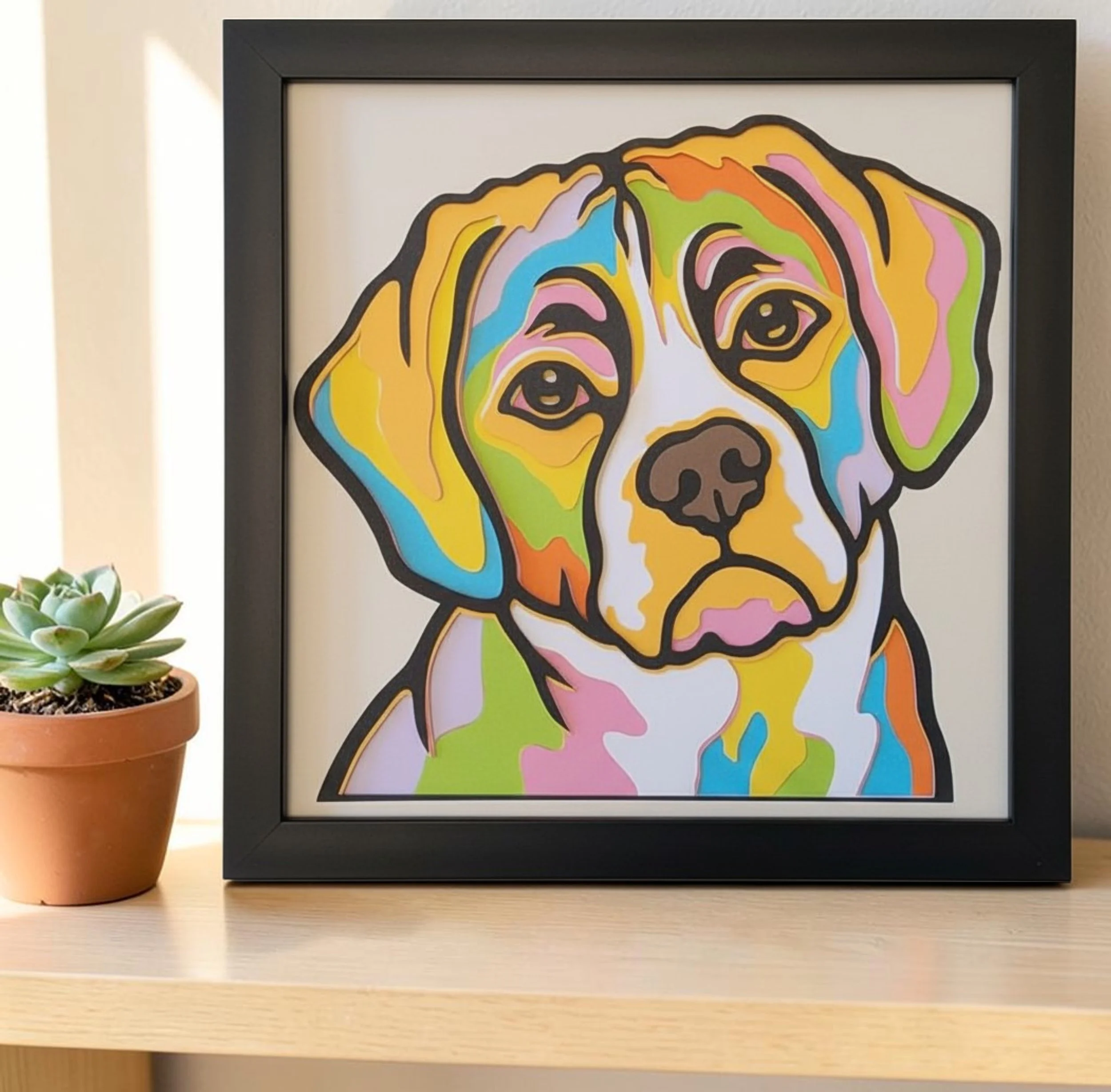 Puggle Black Frame with Background.jpg