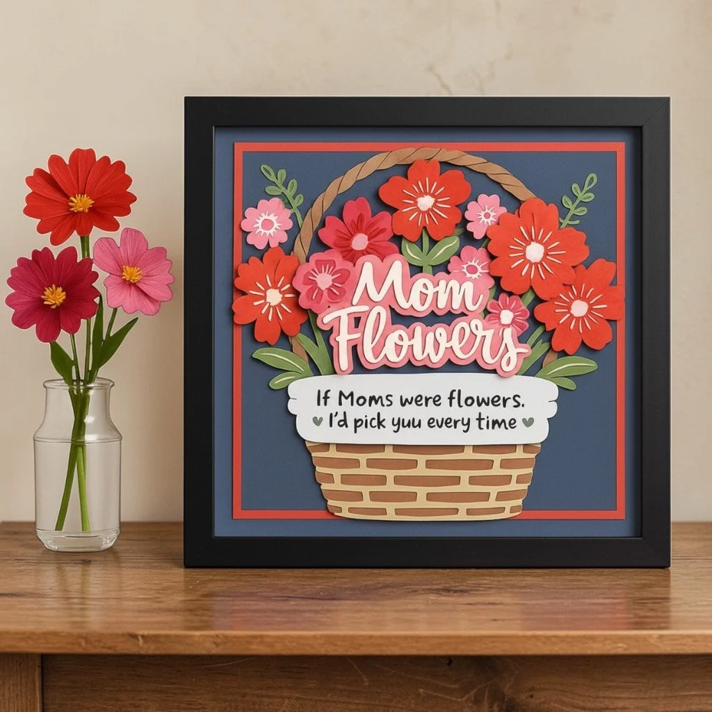 MOM FLOWER BASKET FRAME BLACK WITH FLOWERS.jpg