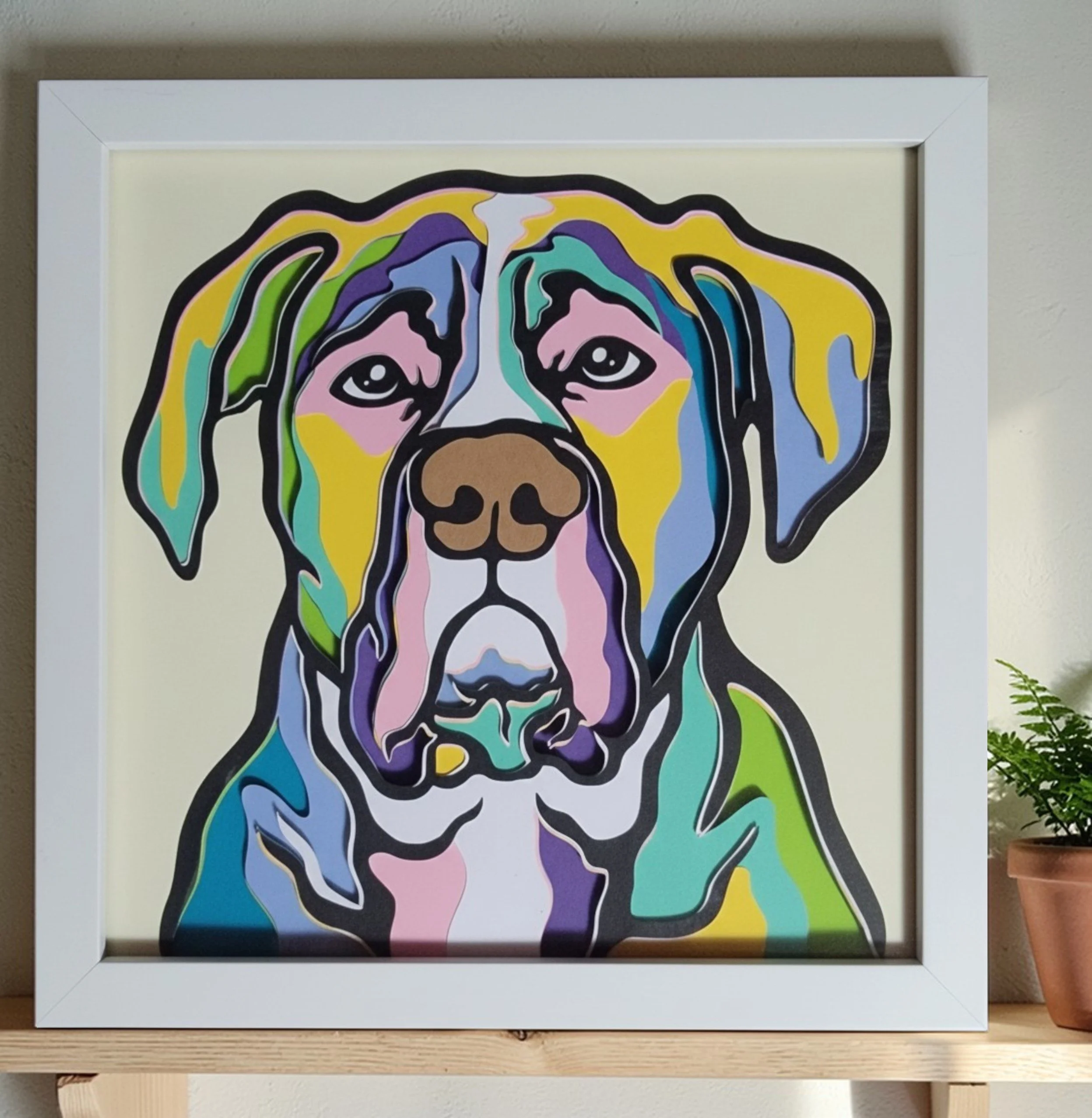 BULL MASTIFF WHITE FRAME WITH PLANT.jpg