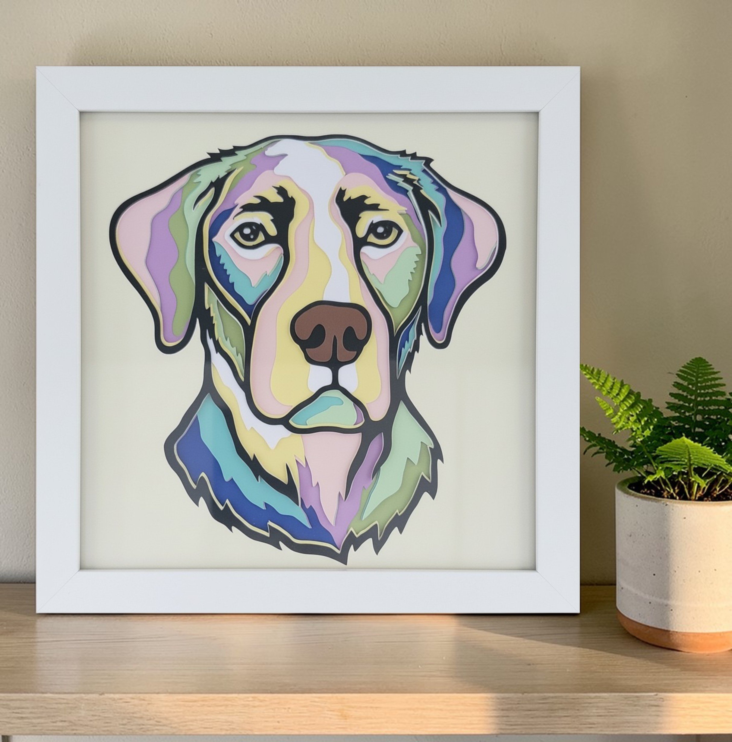 LABRADOR WHITE FRAME WITH PLANT.jpg