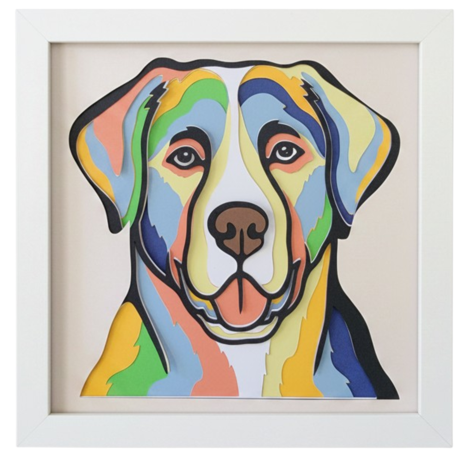 Labrador Large White Frame.png