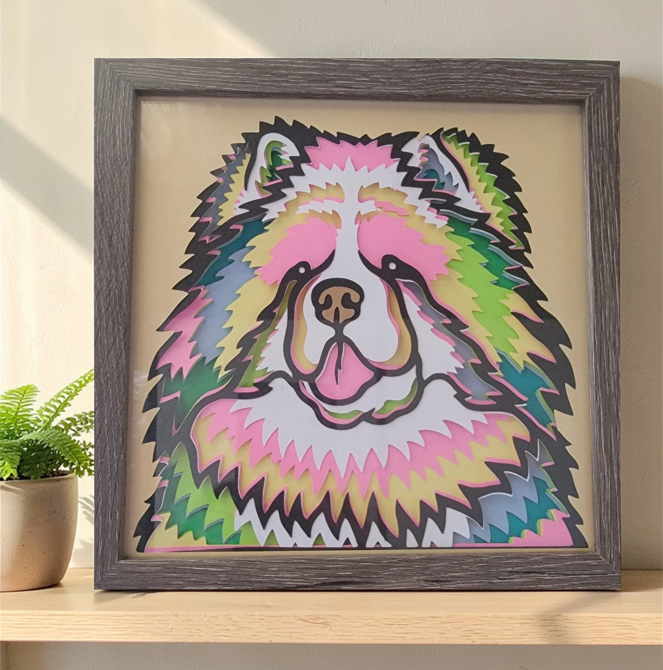 CHOW CHOW GREY FRAME WITH PLANT.jpg