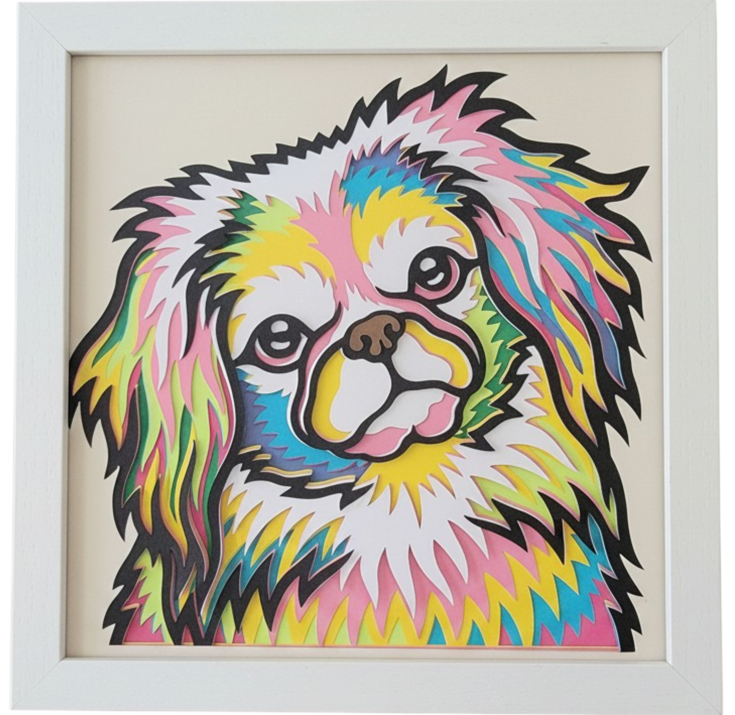 Pekingese White Frame with Plant.png