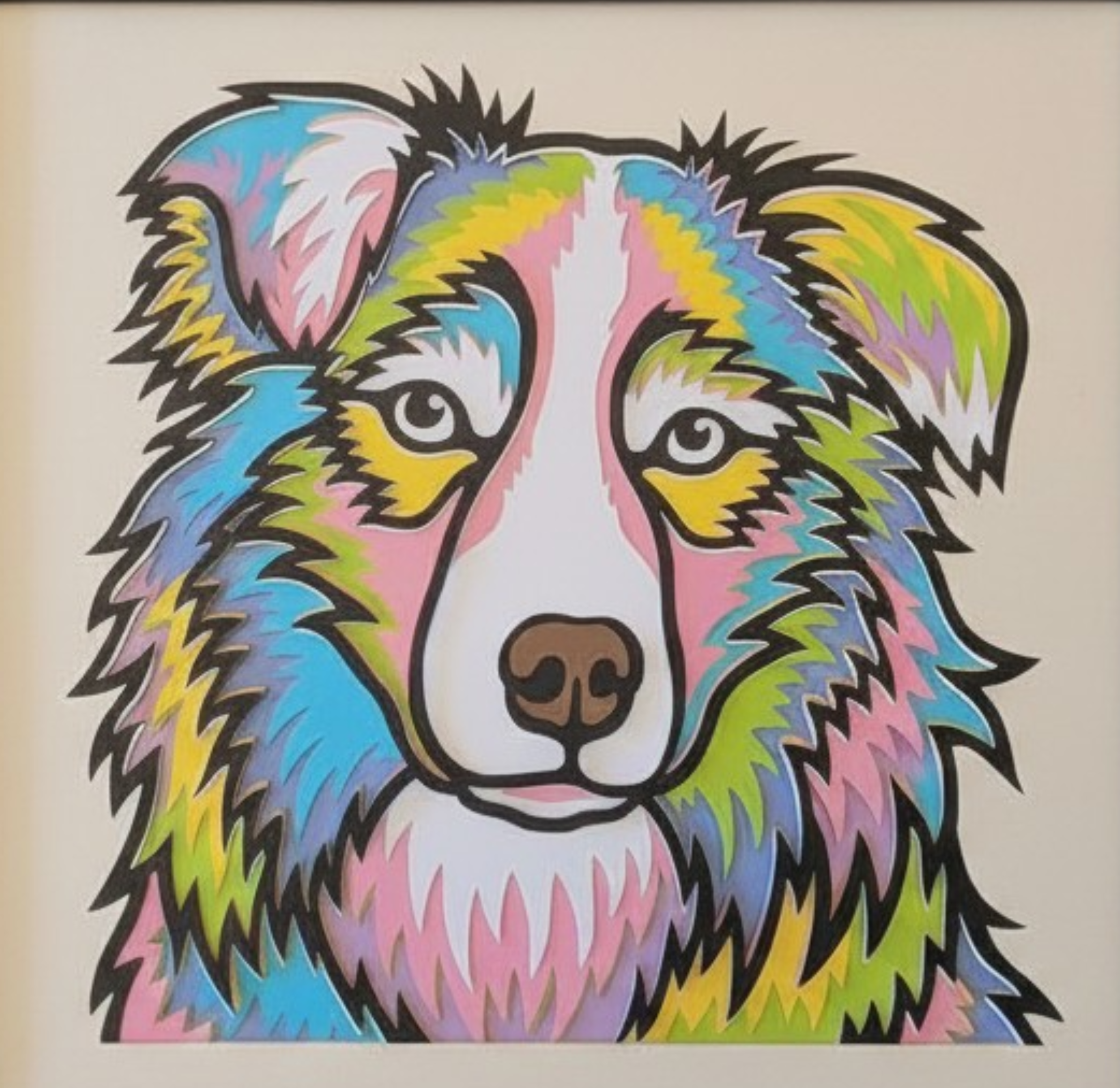Australian Shepherd Unframed.png