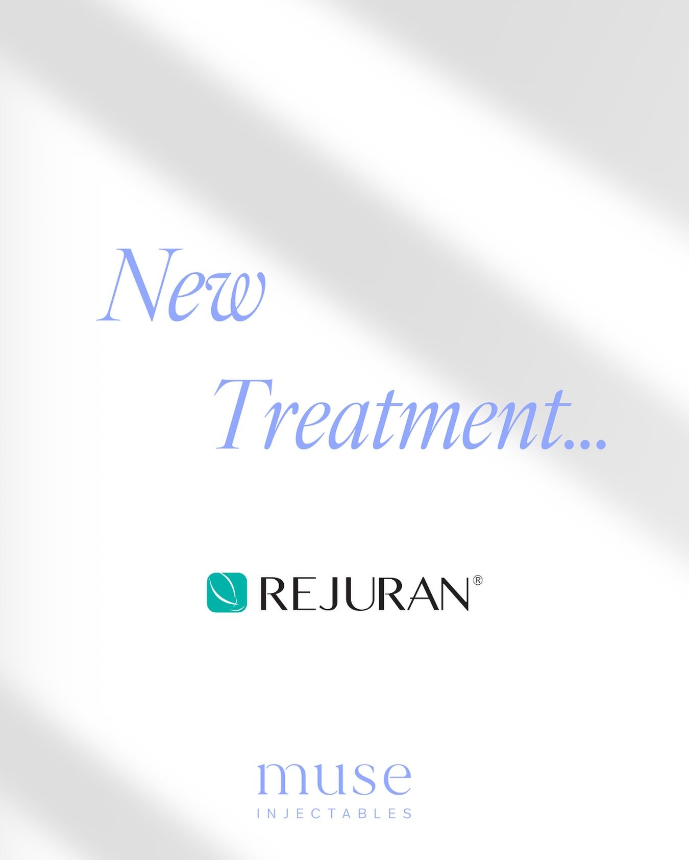 NEW TREATMENT… Because you’ve been asking for it 💉
Rejuran is joining Muse Injectables — and it’ll be available in treatments very soon!
Bookings will be opening in the coming weeks and educational information will follow