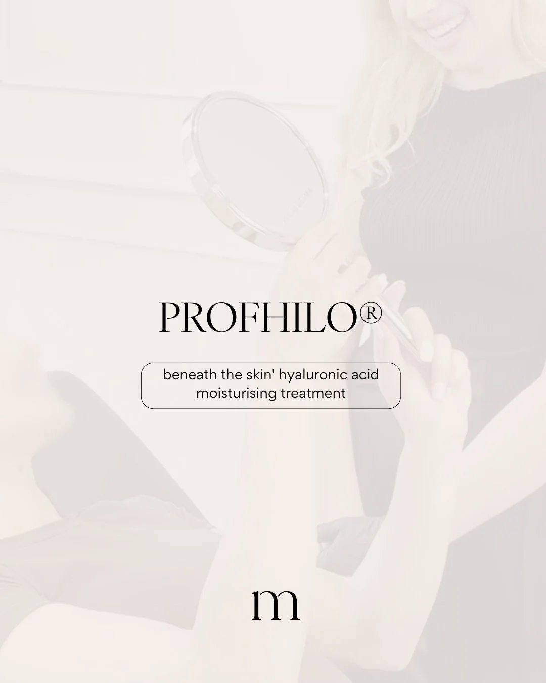 Profhilo isn&rsquo;t filler and it&rsquo;s not Botox.

It&rsquo;s one of the highest concentrations of hyaluronic acid available designed to deeply hydrate the skin and stimulate collagen + elastin production.

Perfect if you&rsquo;re noticing:
&bull
