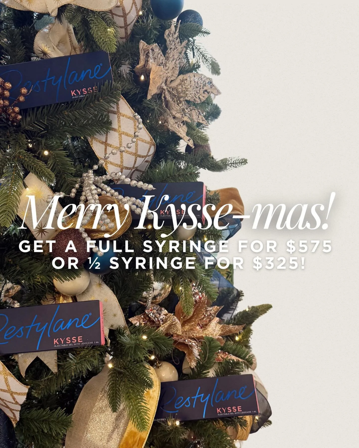 Merry Kysse-mas! 🎄💋

Now through December 22nd, save on @restylaneusa Kysse Lip Filler &mdash; the perfect finishing touch for the holidays and beyond! 

Give us a call at 479-485-3600 to get on Monica&rsquo;s schedule! ❤️