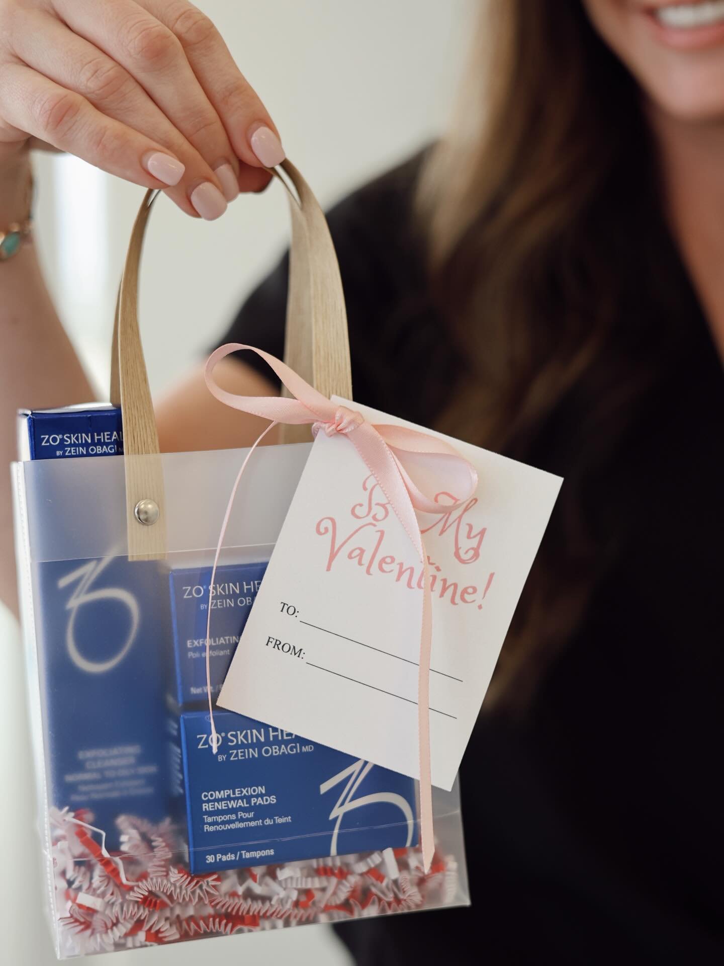 The cutest little grab &amp; go skincare bundles for last-minute Valentine&rsquo;s gifting. 💌

@zoskinhealth exfoliating cleanser + polish + complexion pads, all bundled together for a smooth, fresh glow! 

All 3 for $70 &mdash; Ready to gift! DM or