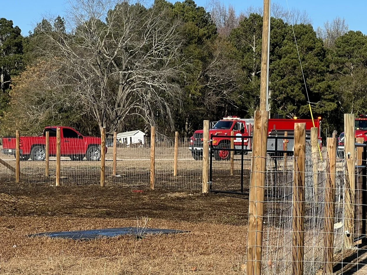 Wind Driven Grass Fire