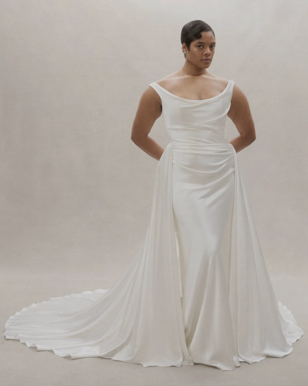 SILK OVERSKIRT