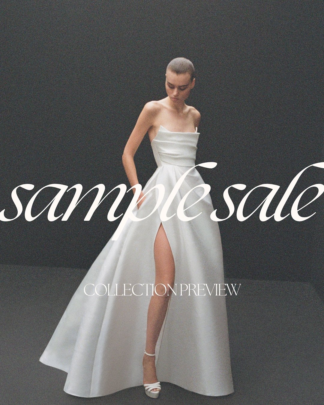 Once loved, now available for a limited time 🤍 our annual SAMPLE SALE is just around the corner!

Some of our most adored gowns will be available to secure on Sunday 29th June. 

- Gowns and mini&rsquo;s $400 to $4,000
- Sizes 10&ndash;14, with sele